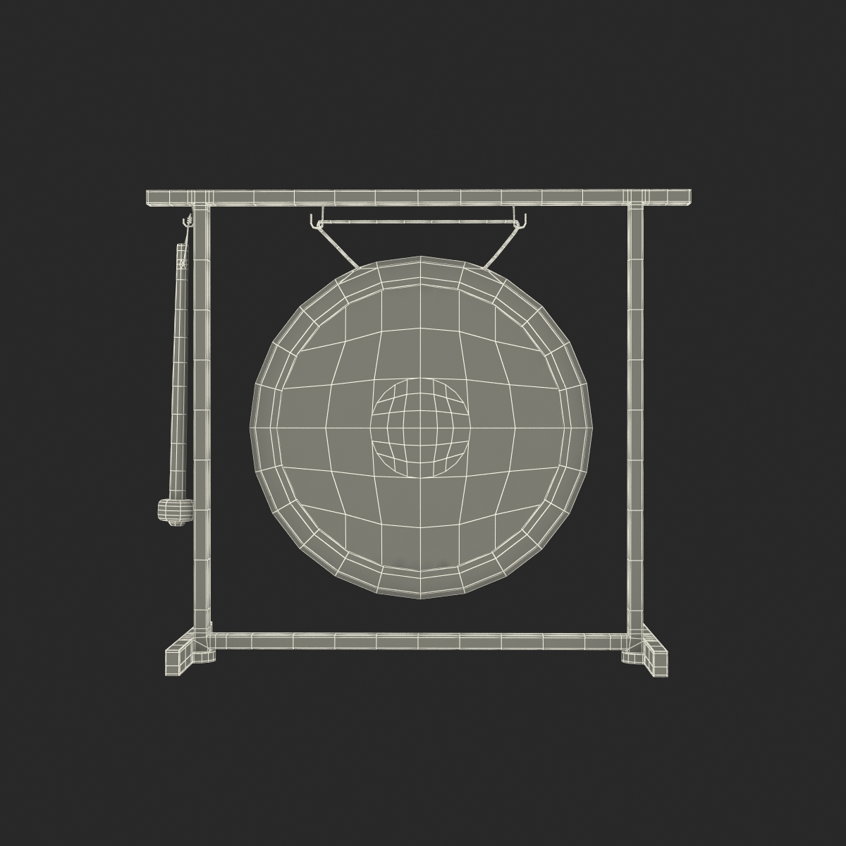 3D model Gong