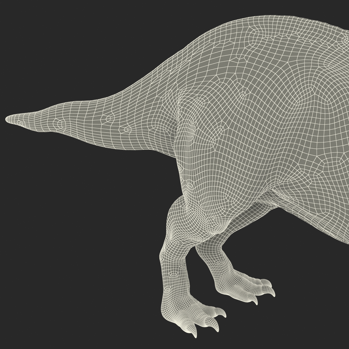 Parasaurolophus Pose 3 3D