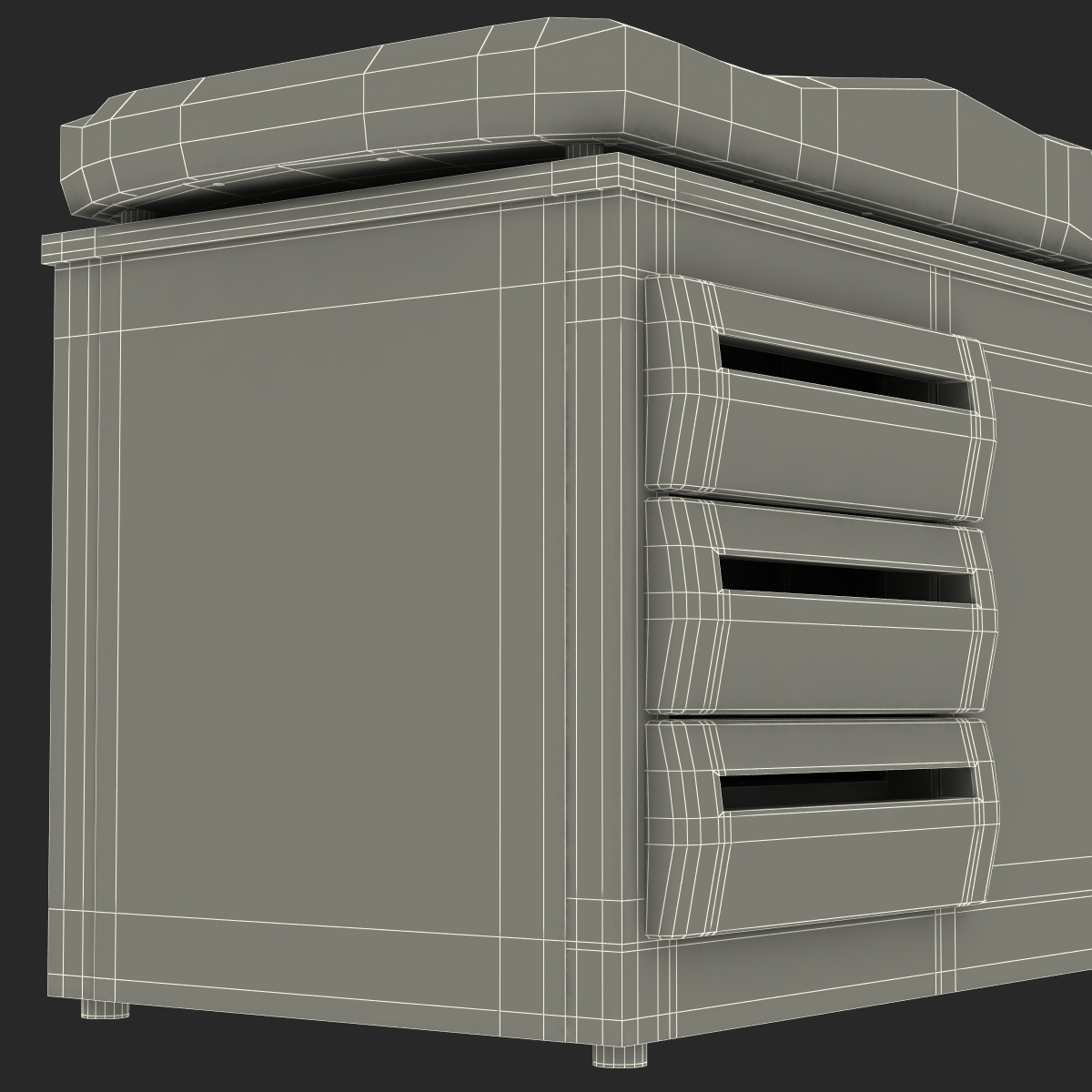 3D Exam Table Generic model