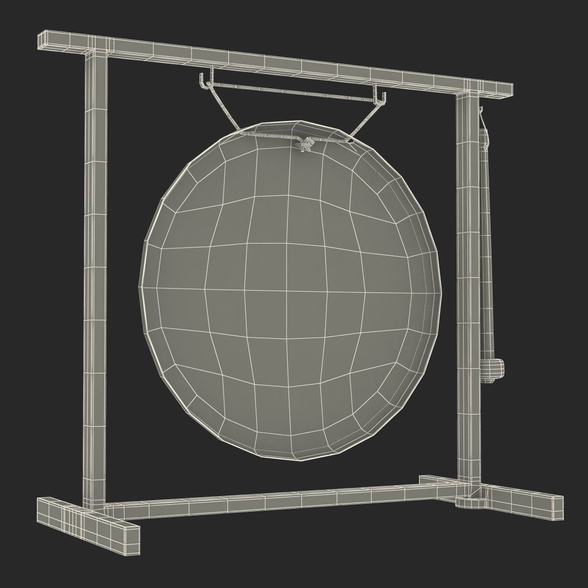 3D model Old Gong