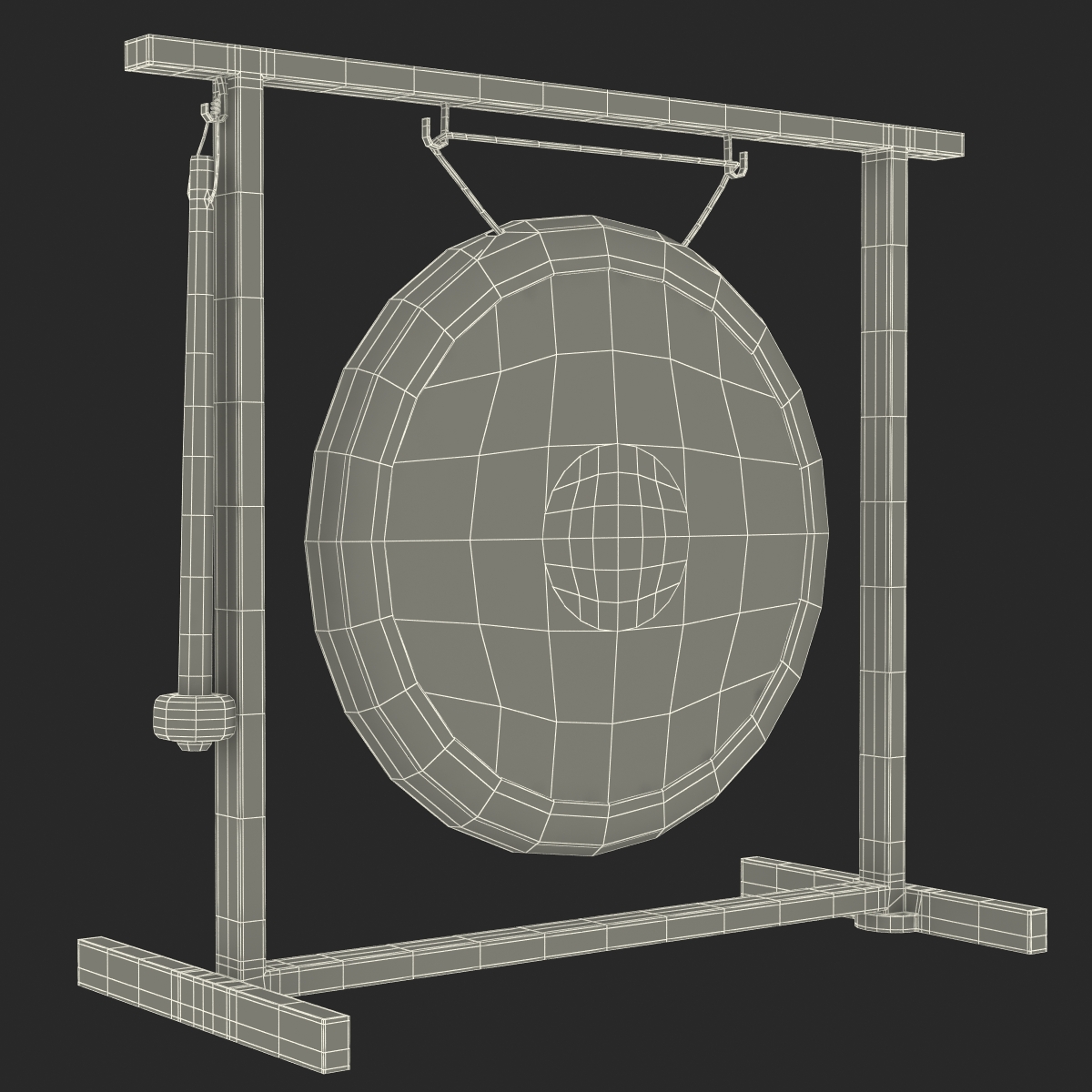 3D model Old Gong