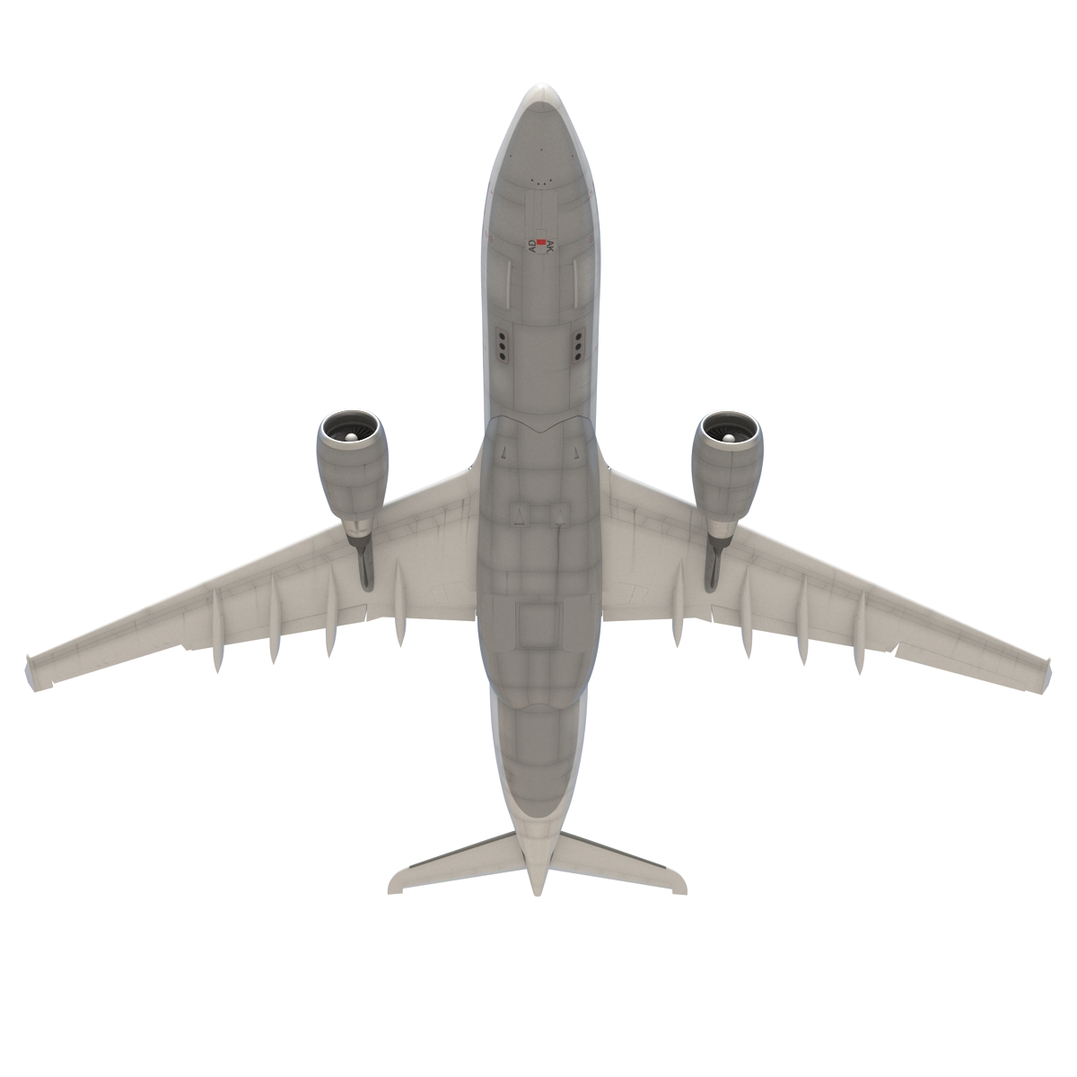 3D model Jet Airliner Airbus A330-200 Lufthansa Rigged