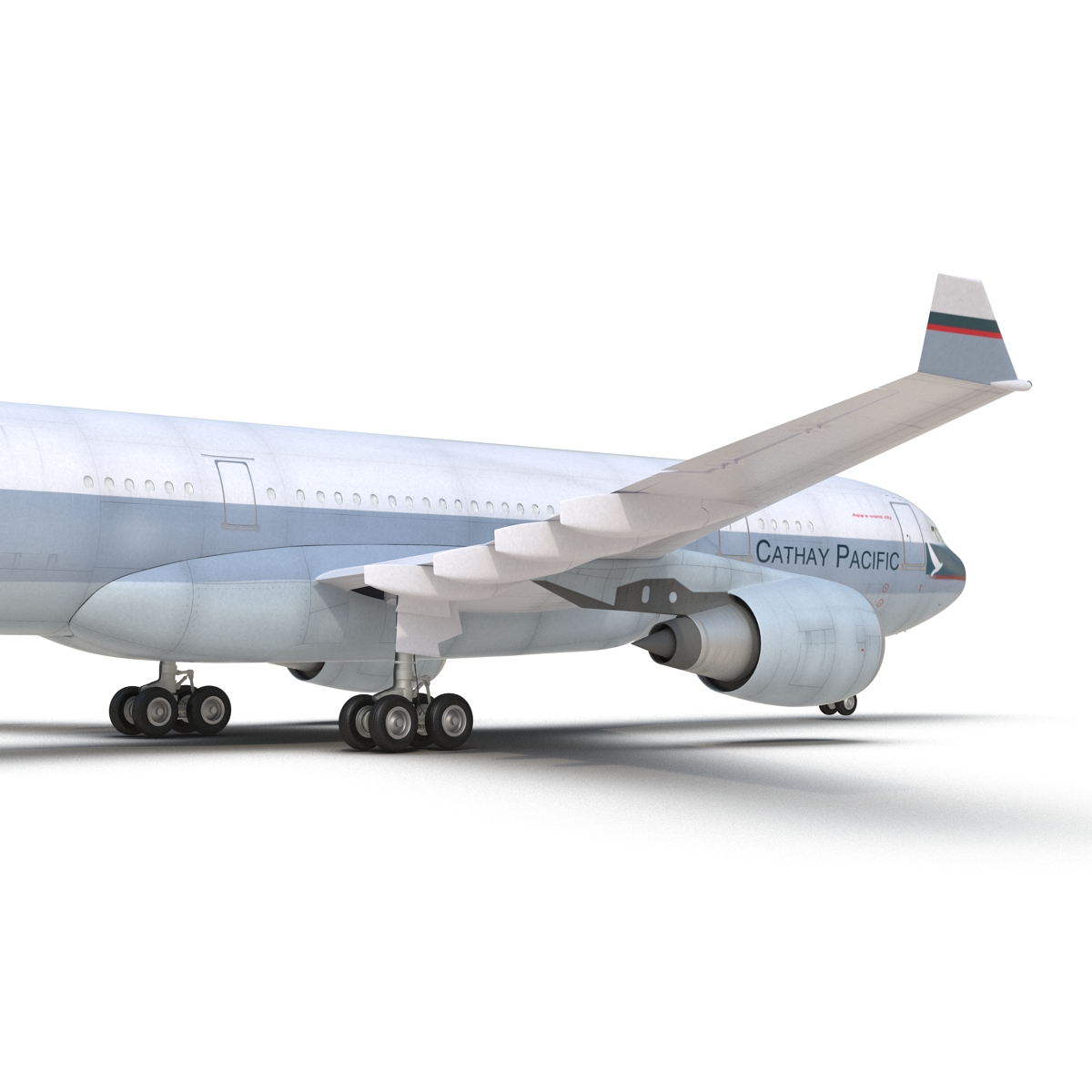 3D model Airbus A330 P2F Cathay Pacific