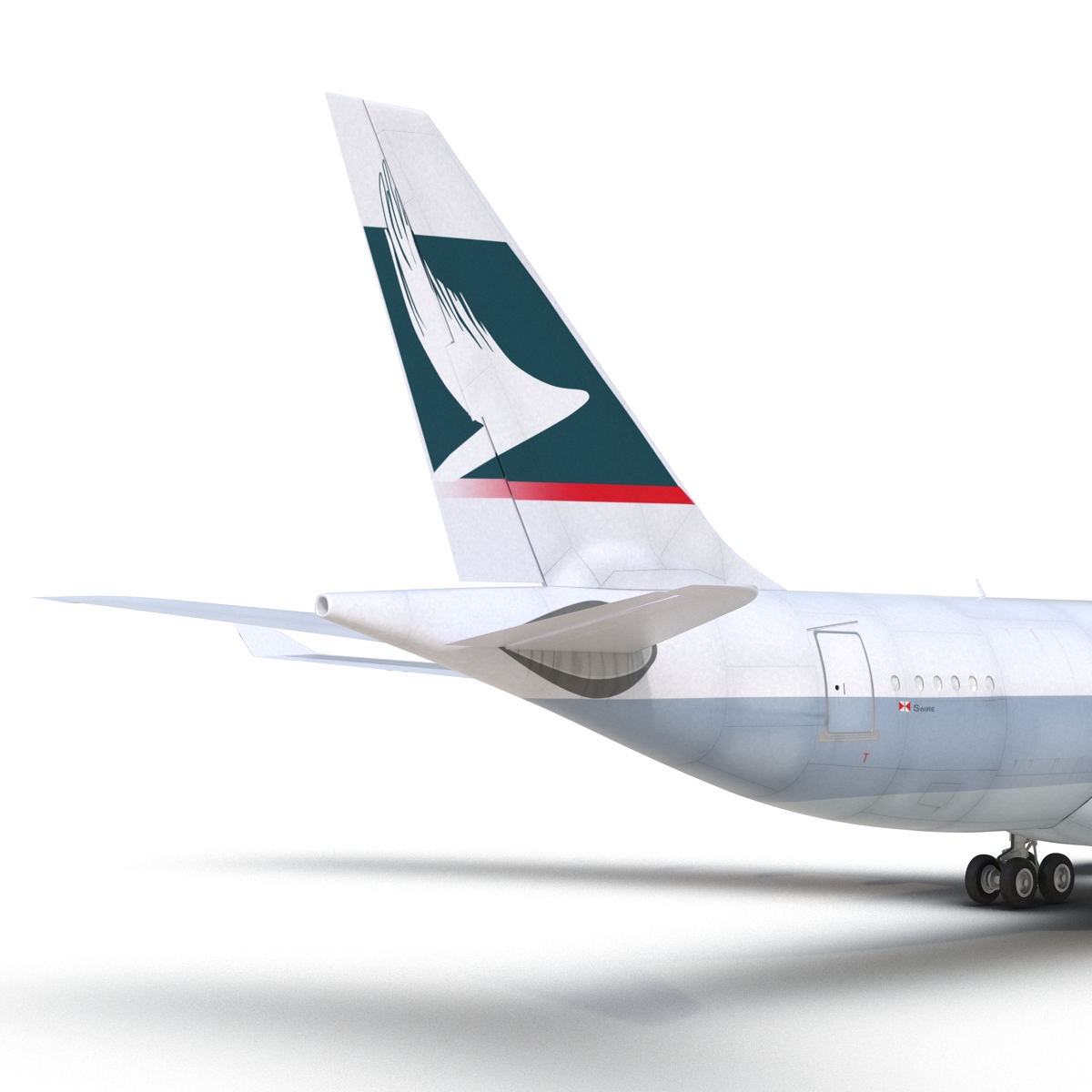 3D model Airbus A330 P2F Cathay Pacific