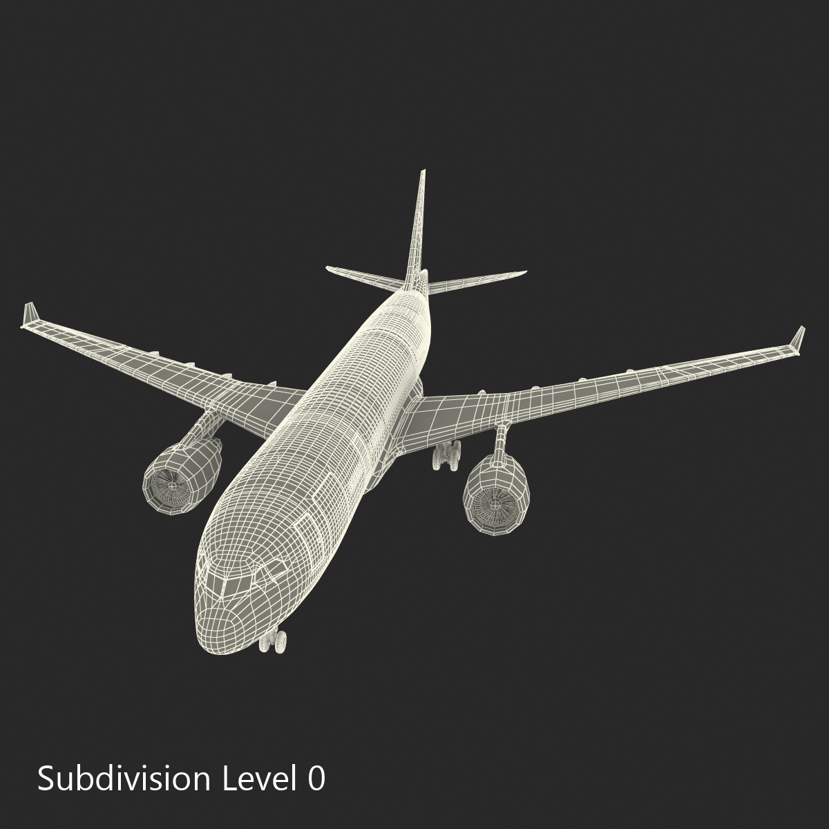 3D model Airbus A330 P2F Cathay Pacific