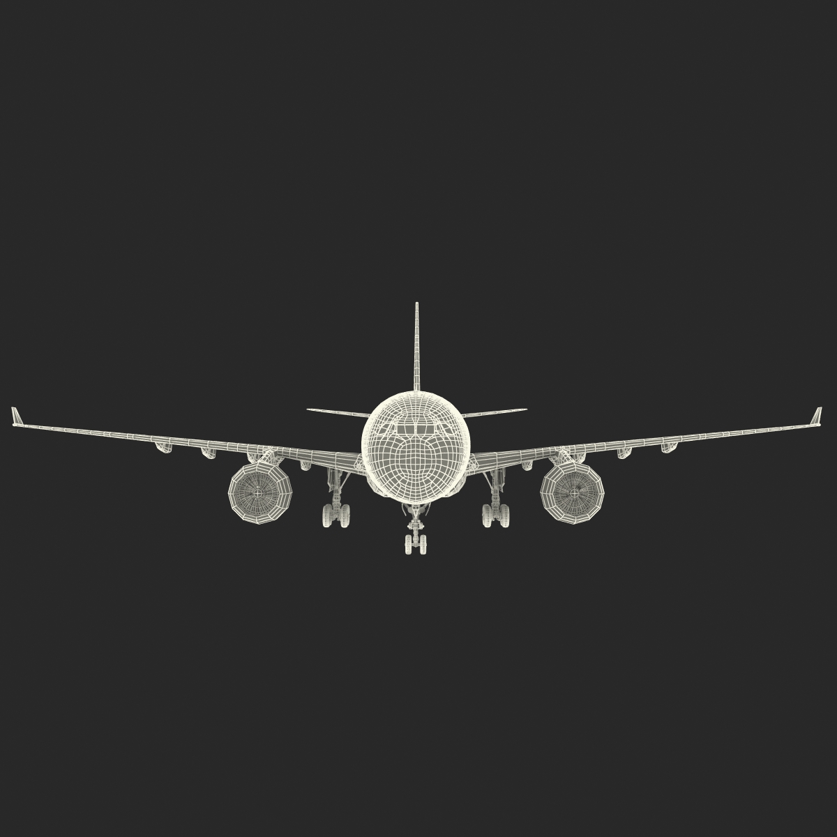 3D model Airbus A330 P2F Cathay Pacific