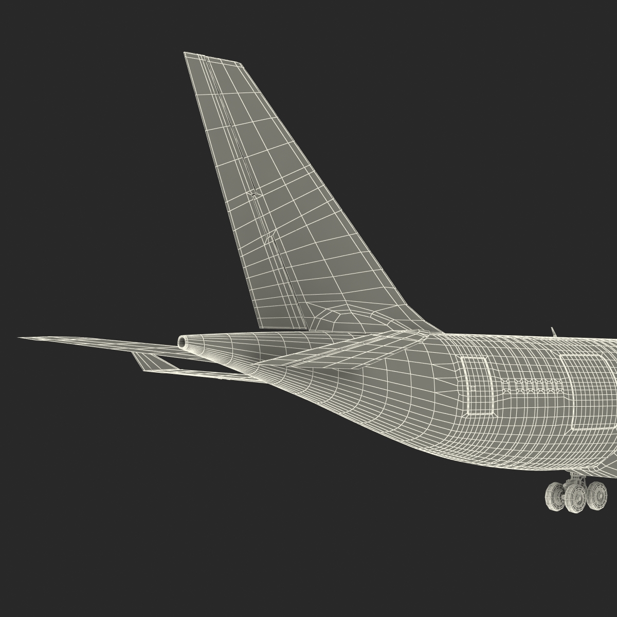 3D model Airbus A330 P2F Cathay Pacific