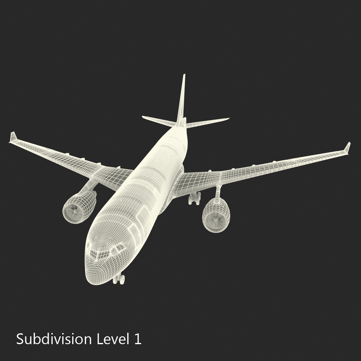 Airbus A330 P2F Cathay Pacific Rigged 3D