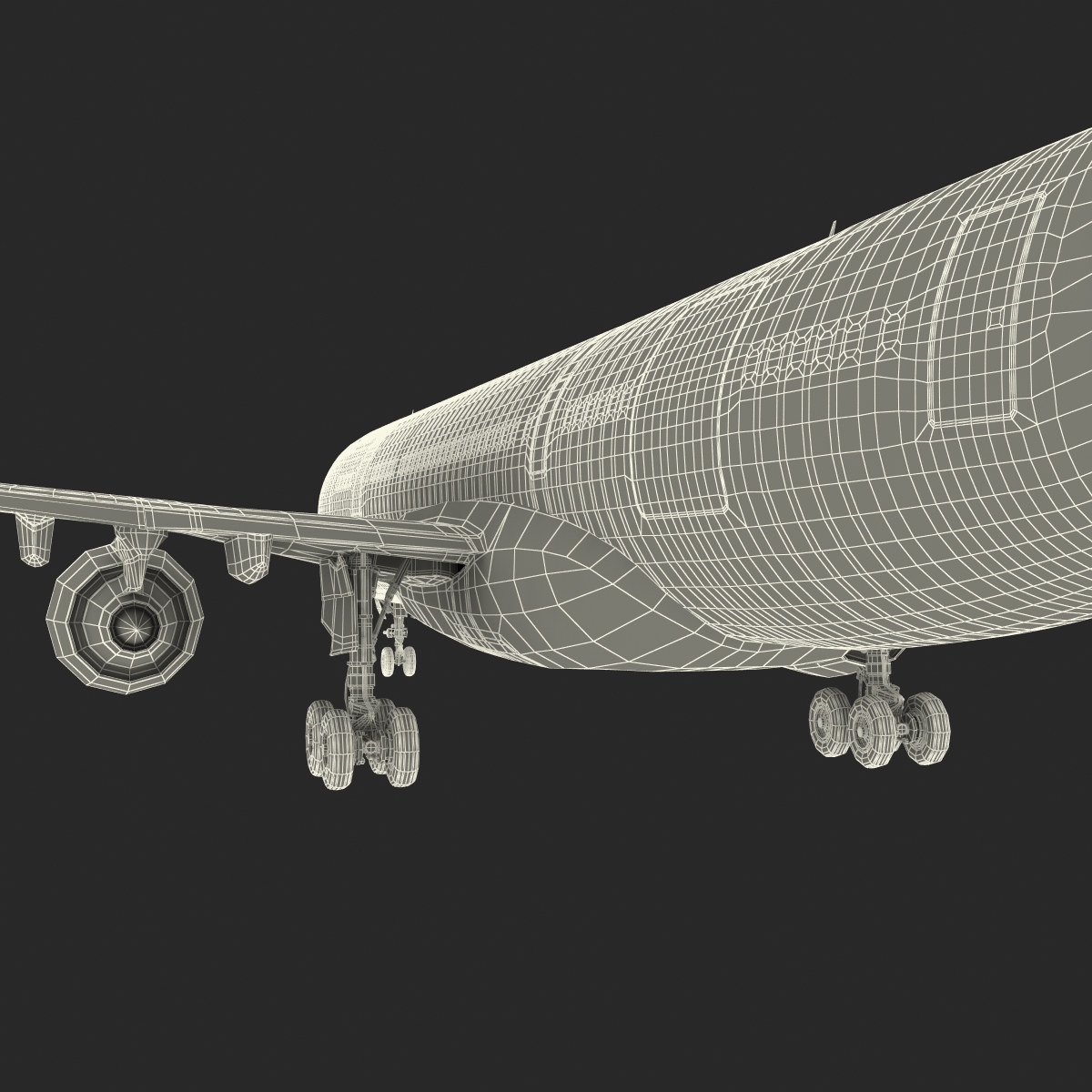 Airbus A330 P2F Cathay Pacific Rigged 3D