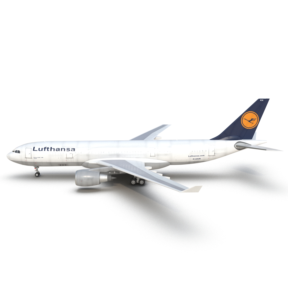 3D model Airbus A330 P2F Lufthansa