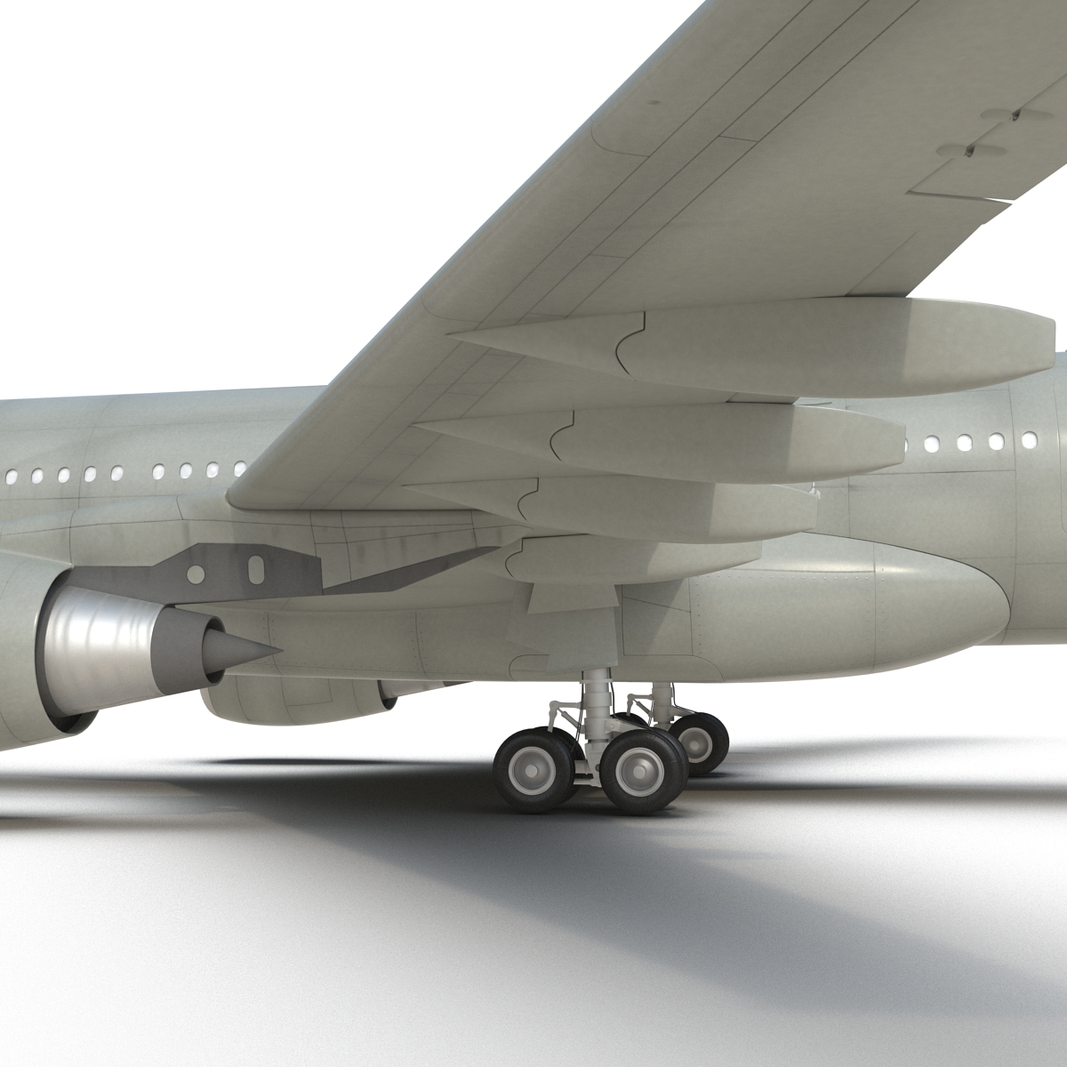 Airbus A330 P2F Northwest Airlines 3D model