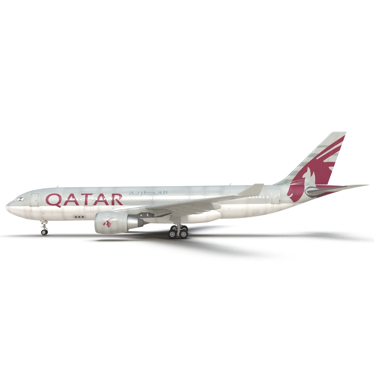 3D Airbus A330 P2F Qatar