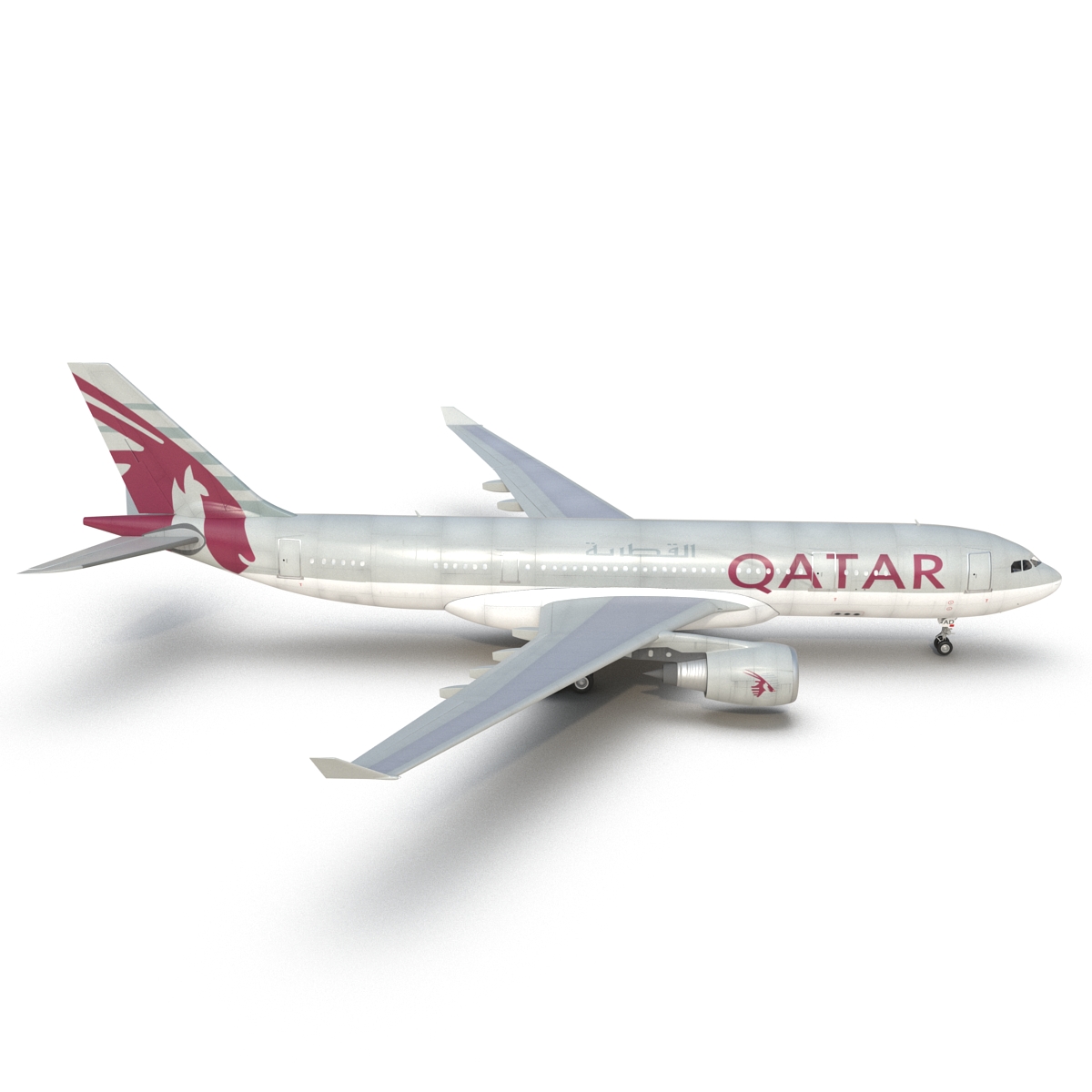 3D Airbus A330 P2F Qatar