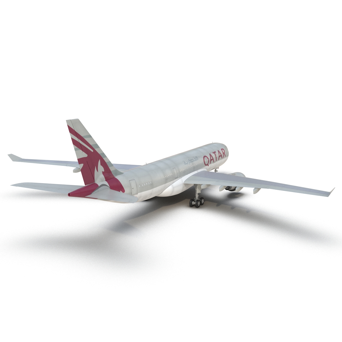 3D Airbus A330 P2F Qatar