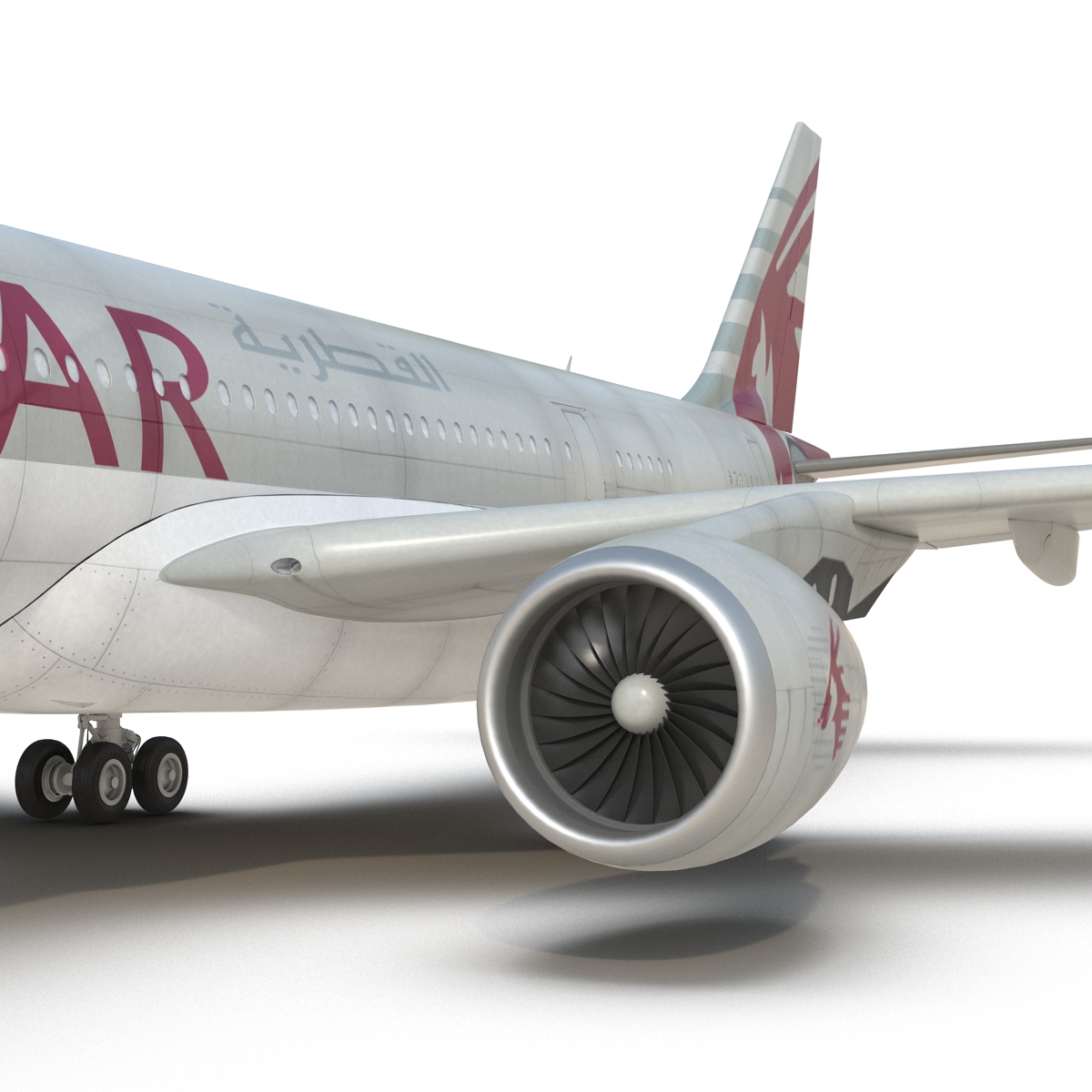 3D Airbus A330 P2F Qatar