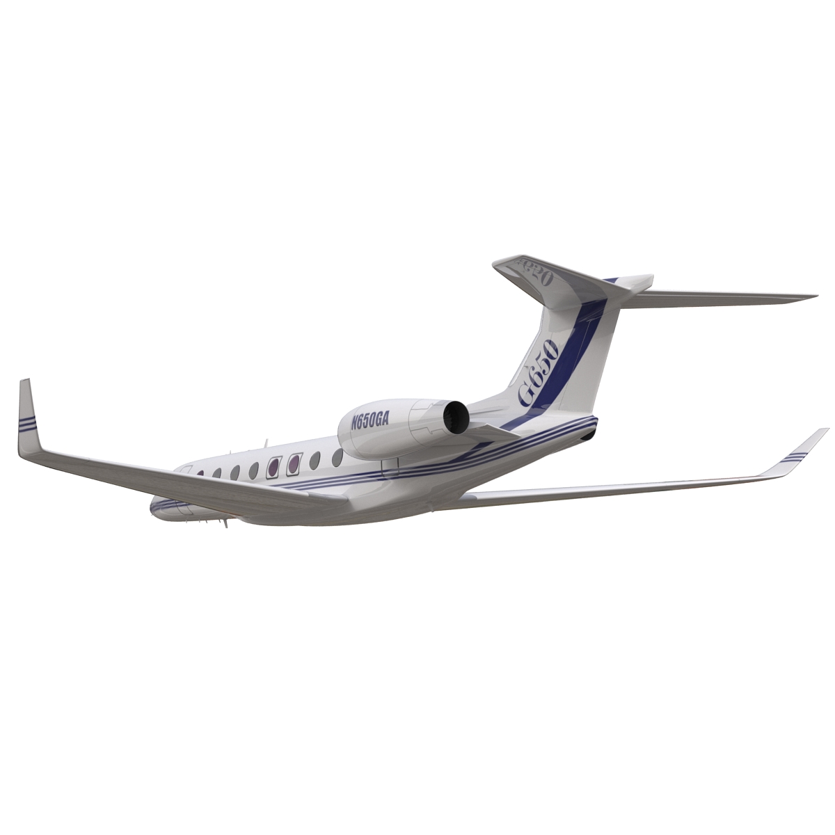 Gulfstream G650 Rigged 2 3D model