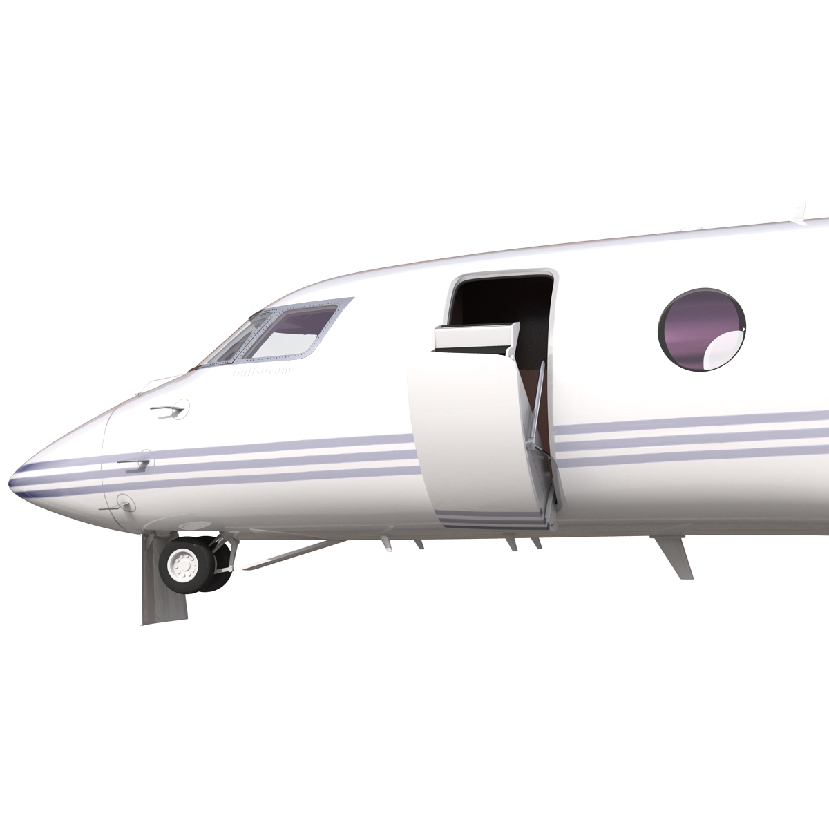 Gulfstream G650 Rigged 2 3D model