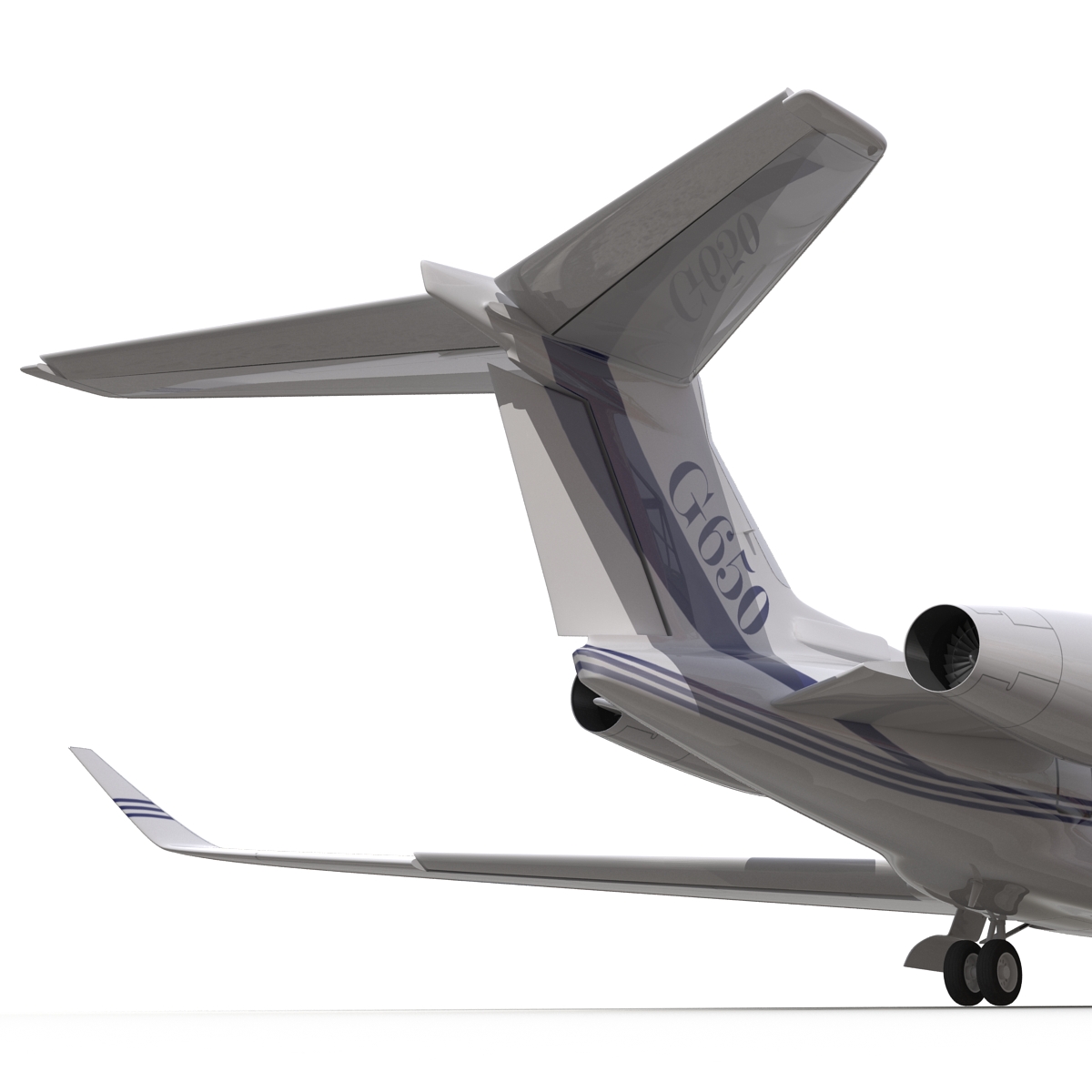 Gulfstream G650 Rigged 2 3D model