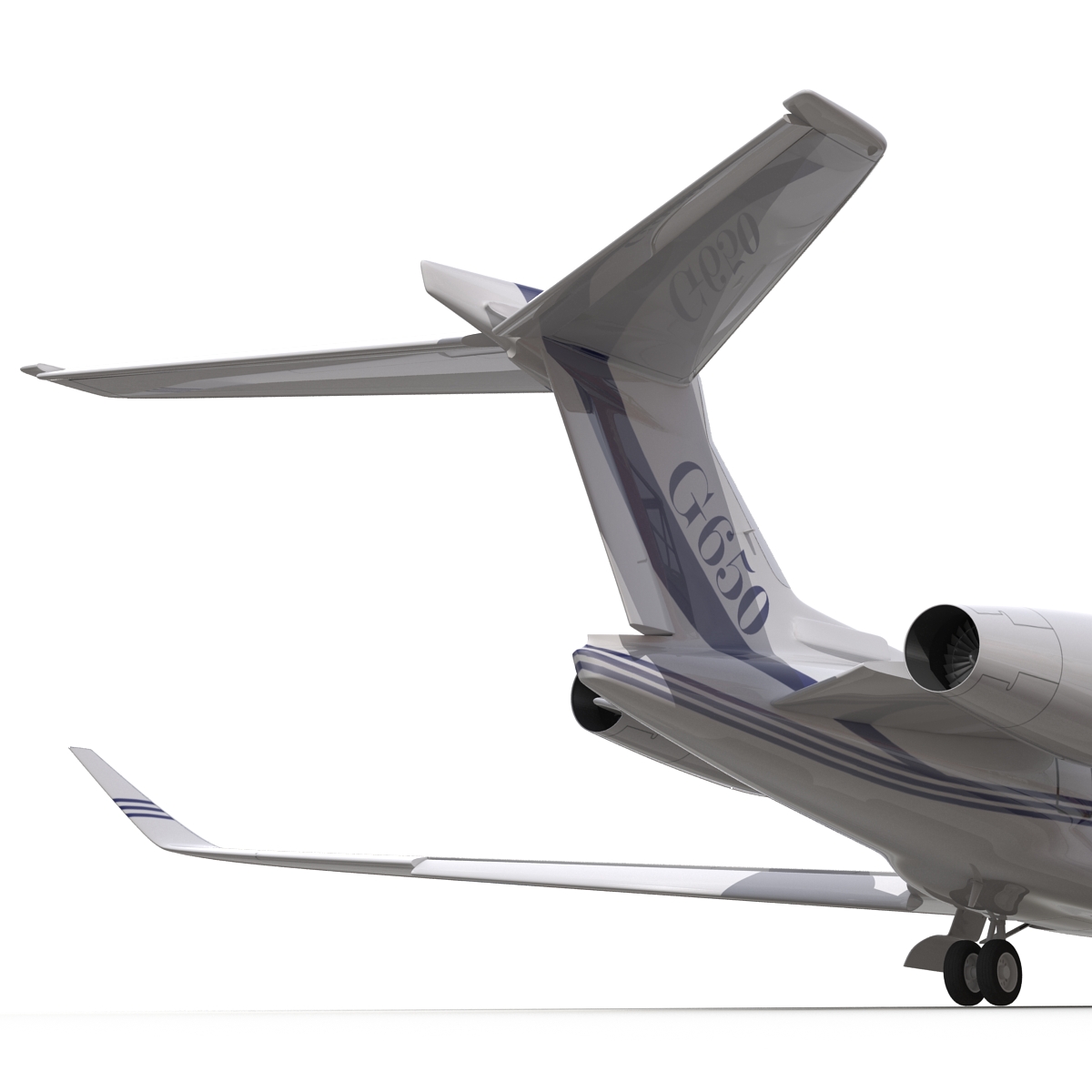 Gulfstream G650 Rigged 2 3D model