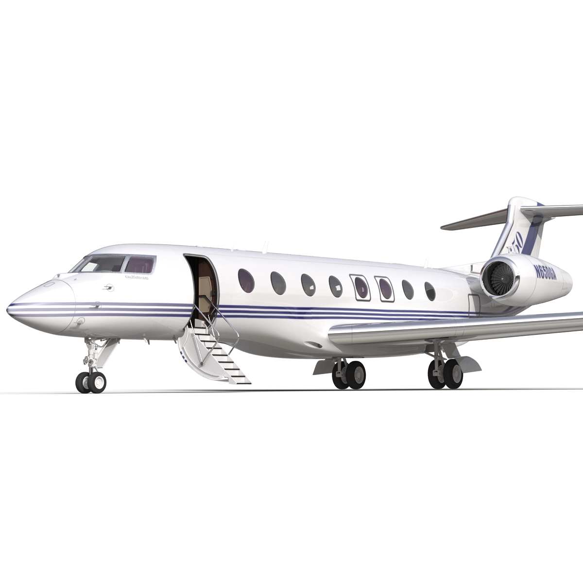 Gulfstream G650 Rigged 2 3D model