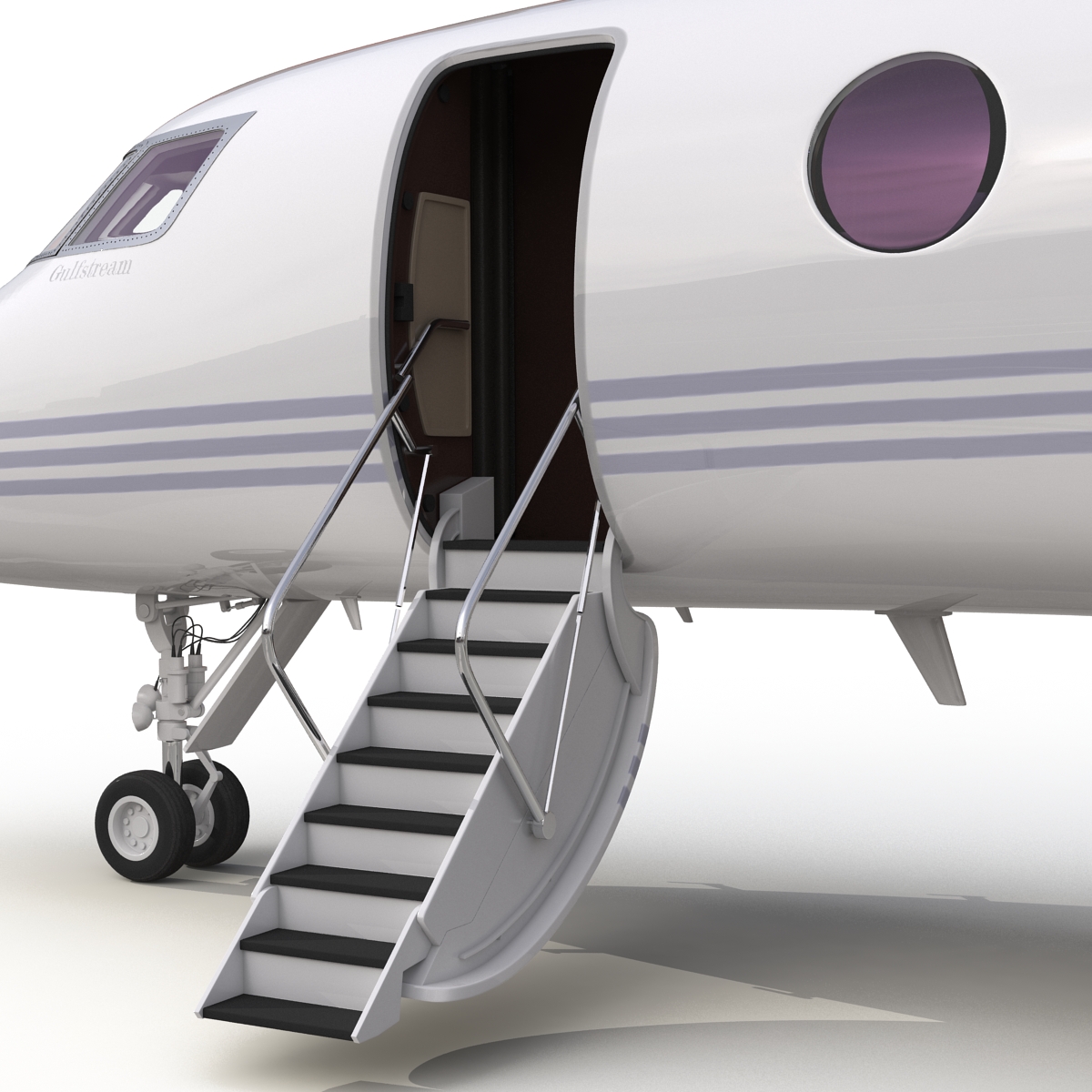 Gulfstream G650 Rigged 2 3D model