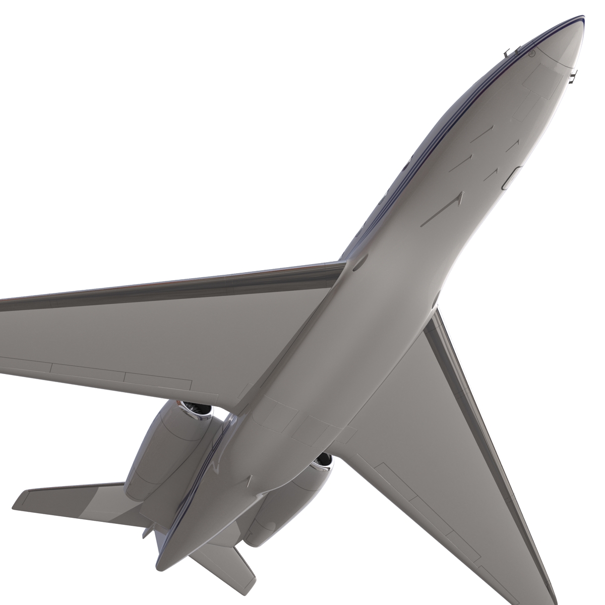 Gulfstream G650 Rigged 2 3D model