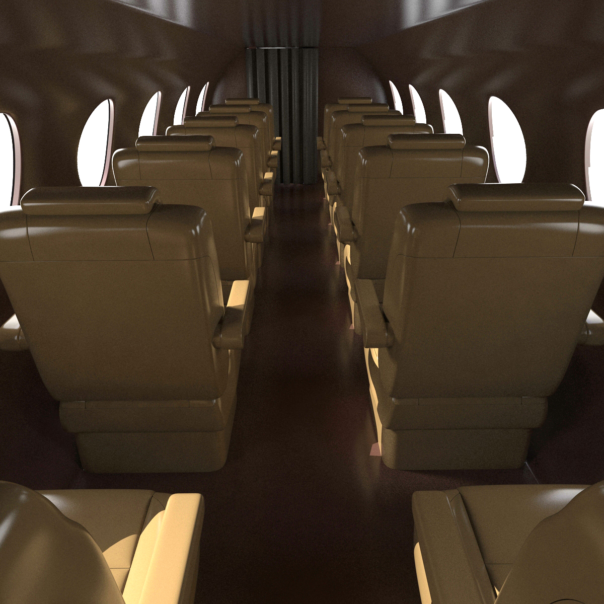 Gulfstream G650 Rigged 2 3D model