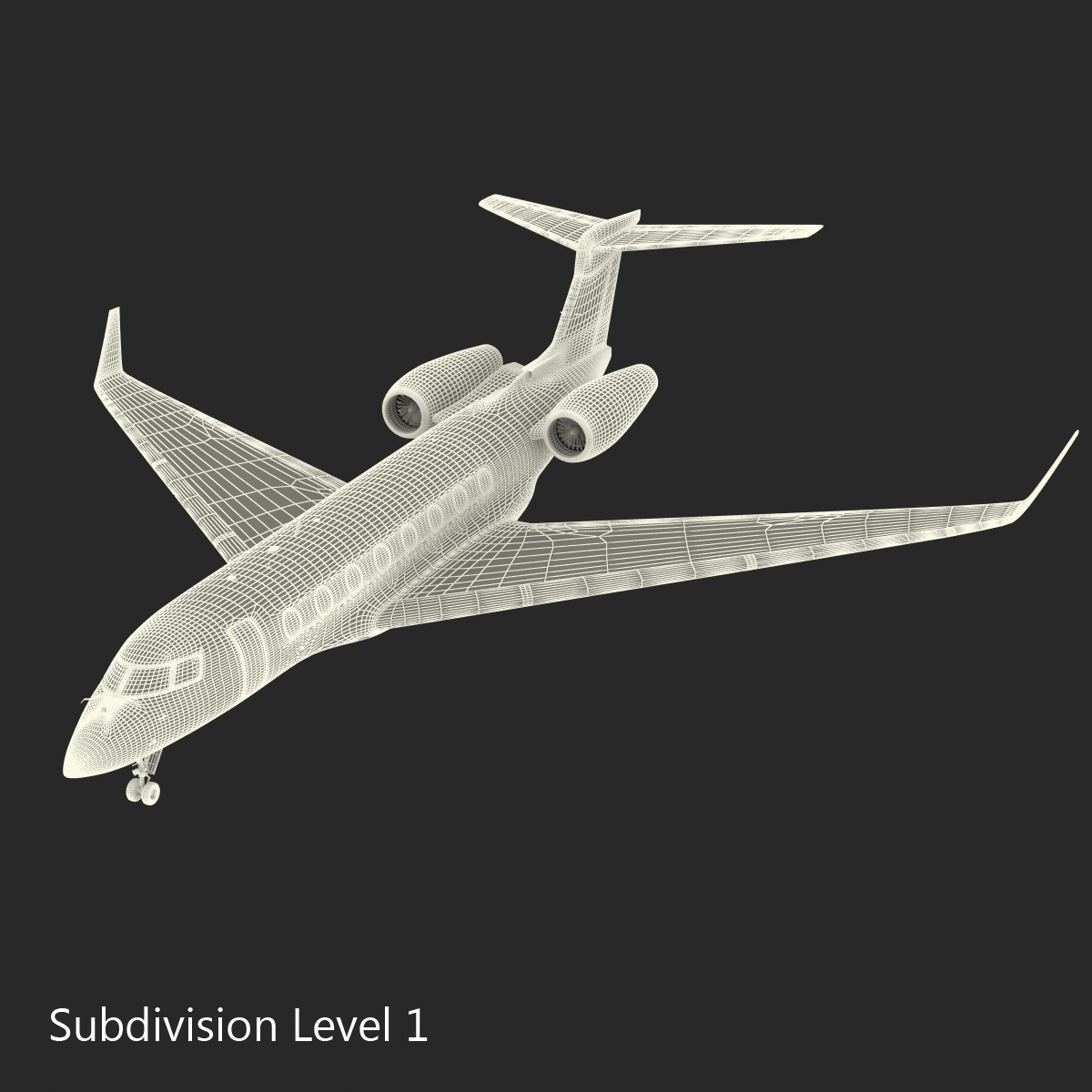 Gulfstream G650 Rigged 2 3D model