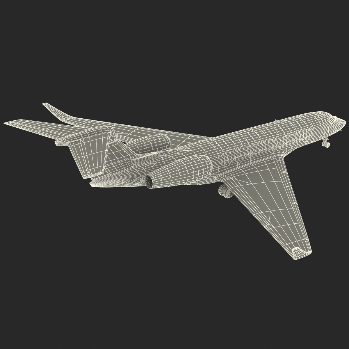 Gulfstream G650 Rigged 2 3D model