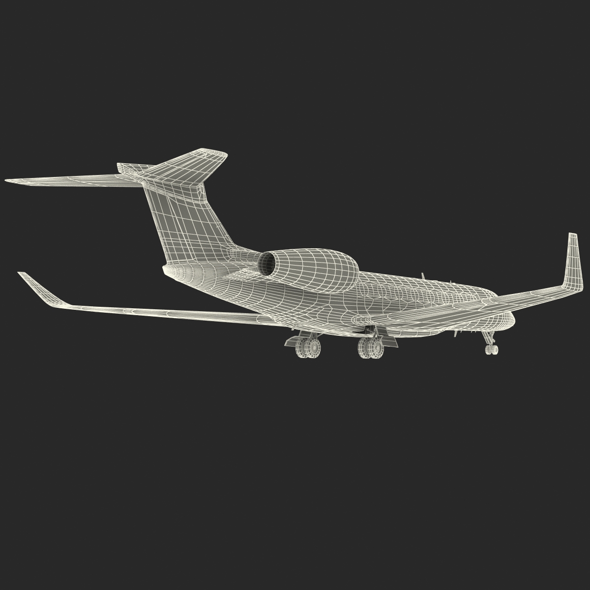 Gulfstream G650 Rigged 2 3D model