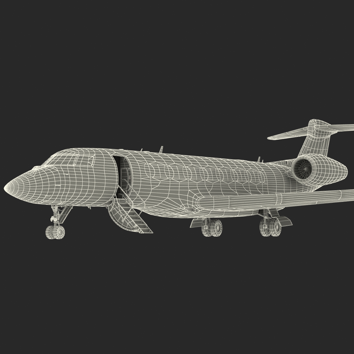 Gulfstream G650 Rigged 2 3D model