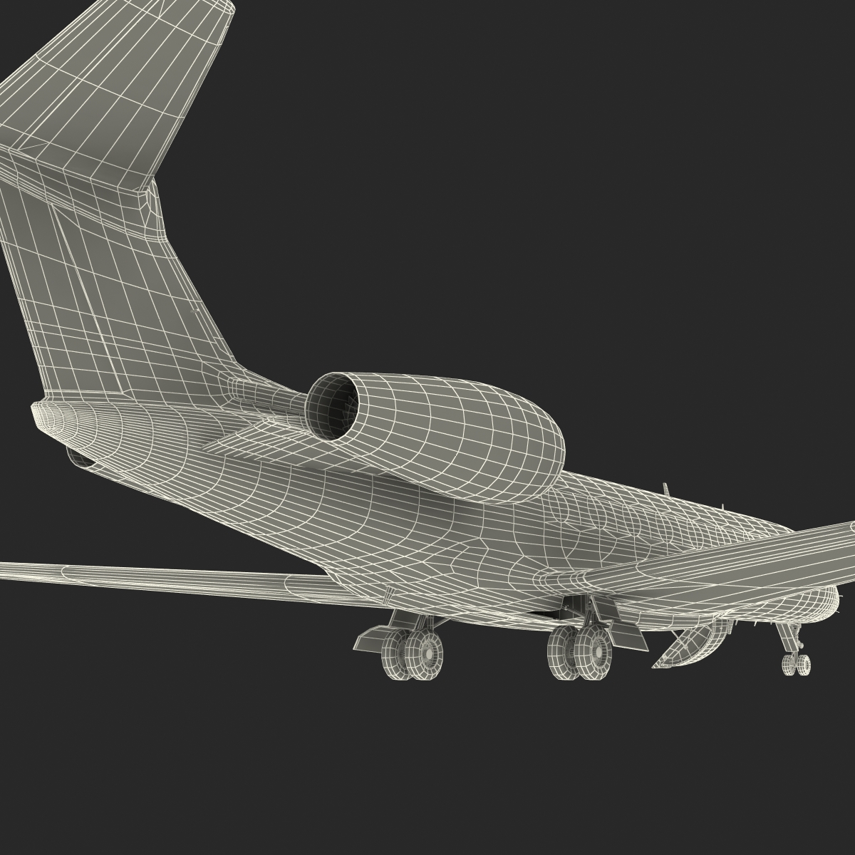 Gulfstream G650 Rigged 2 3D model