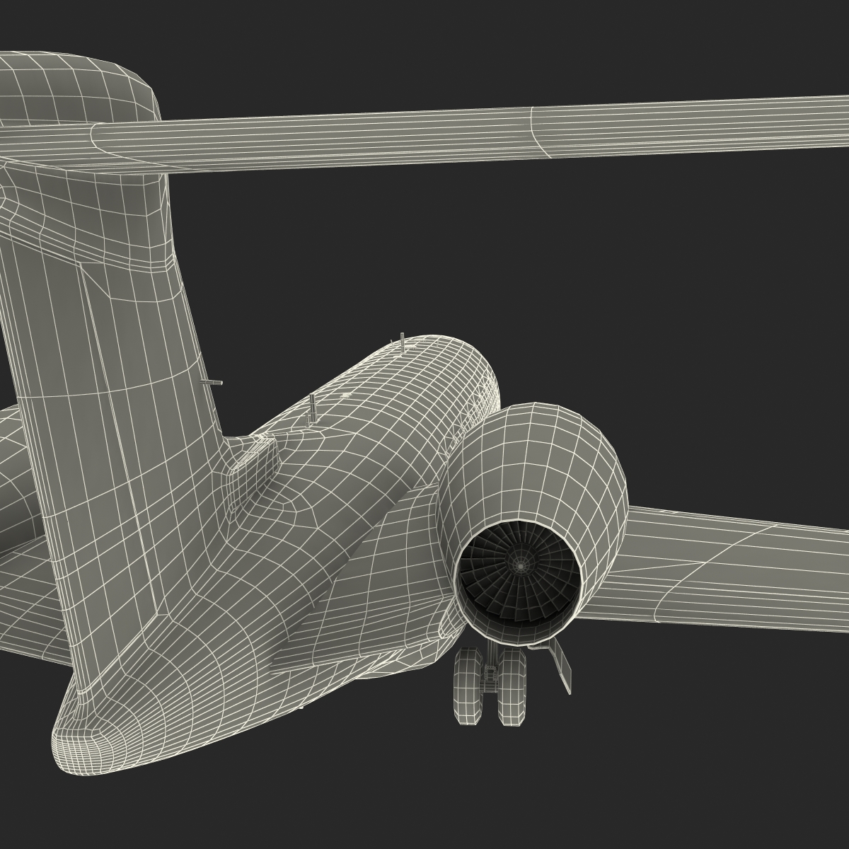 Gulfstream G650 Rigged 2 3D model