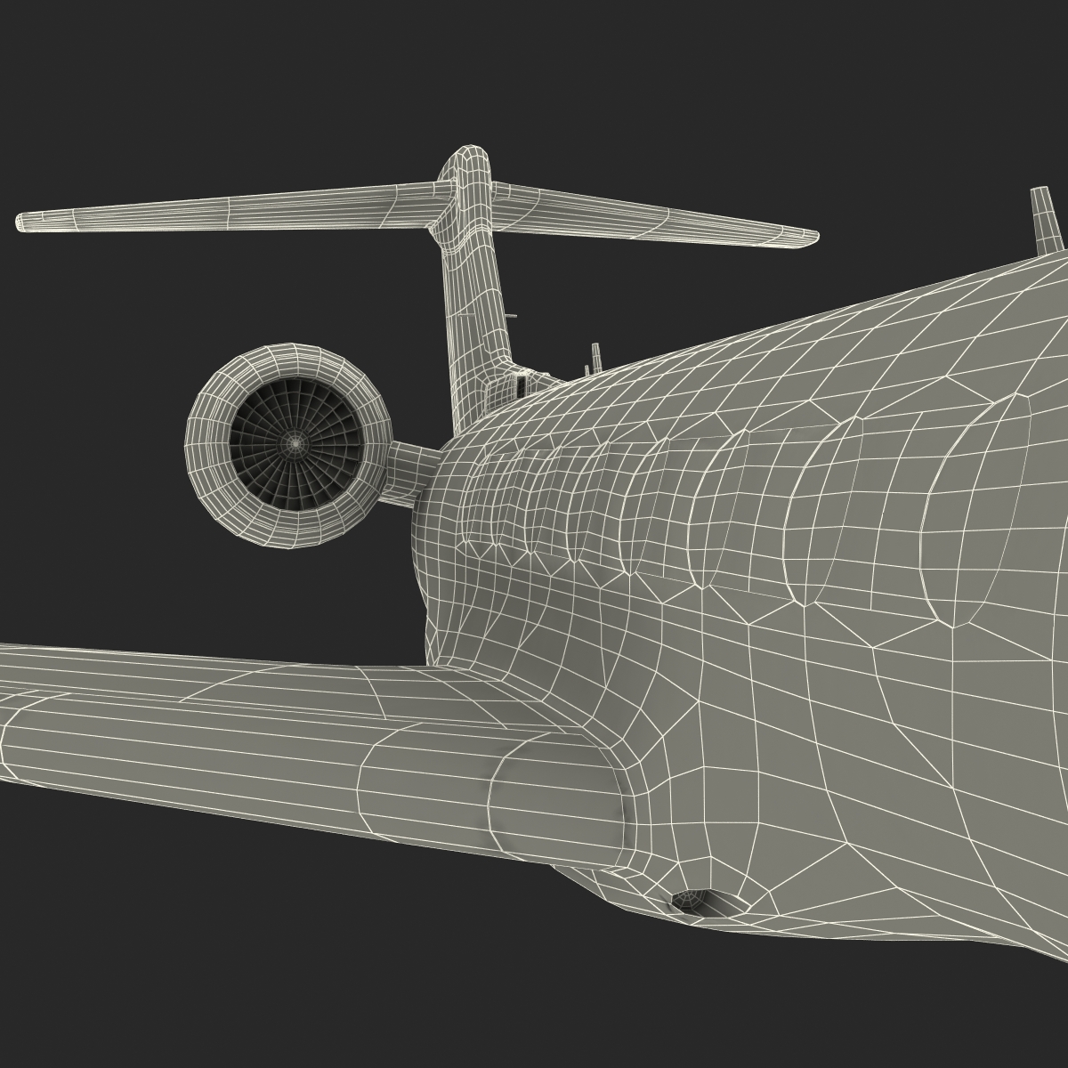 Gulfstream G650 Rigged 2 3D model