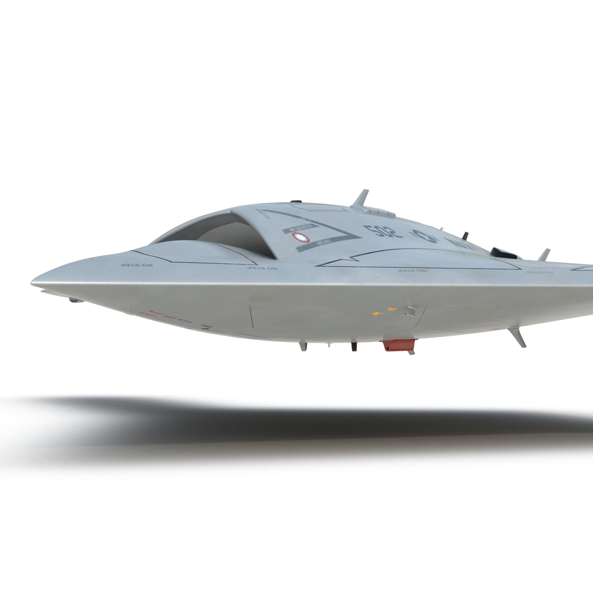 3D Northrop Grumman X-47B UAV 2 model