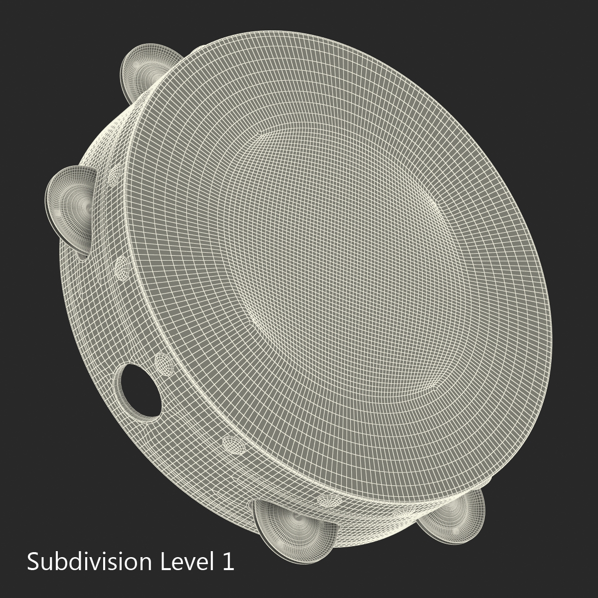 3D Orchestral Tambourine