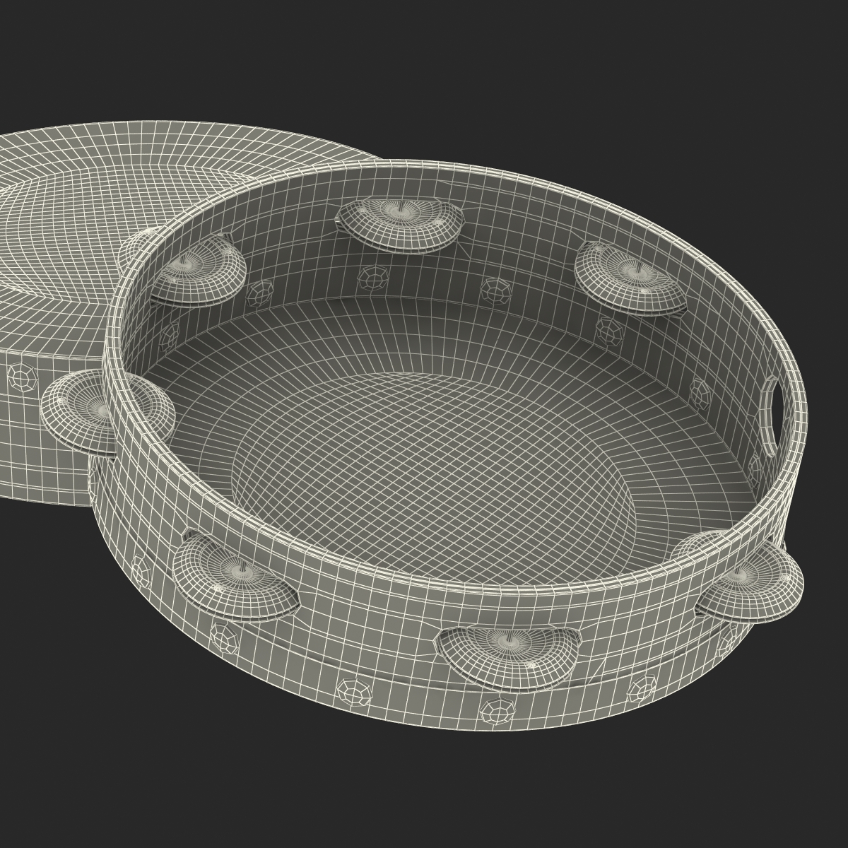 3D Orchestral Tambourine