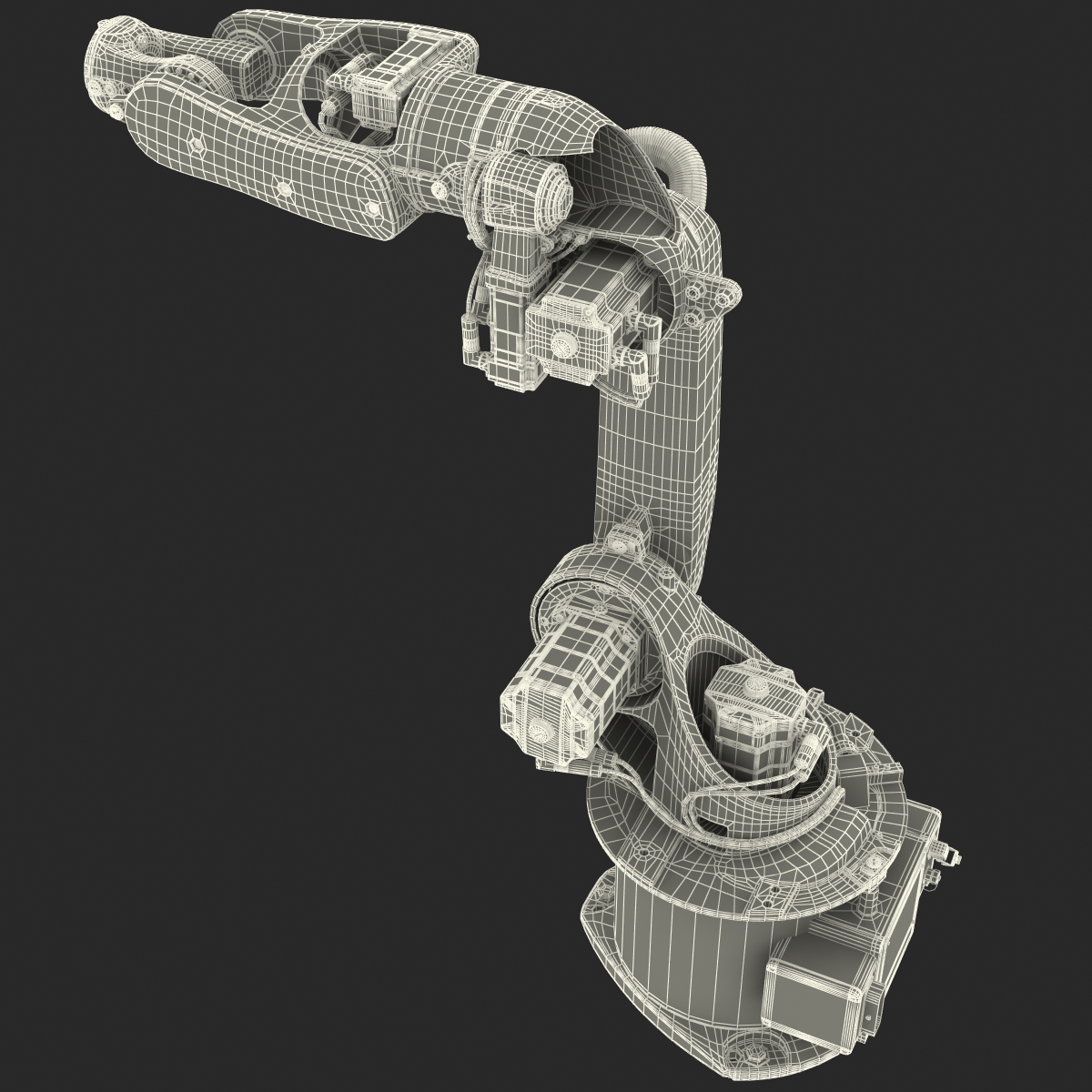 3D Kuka Robot KR 16 arc HW model