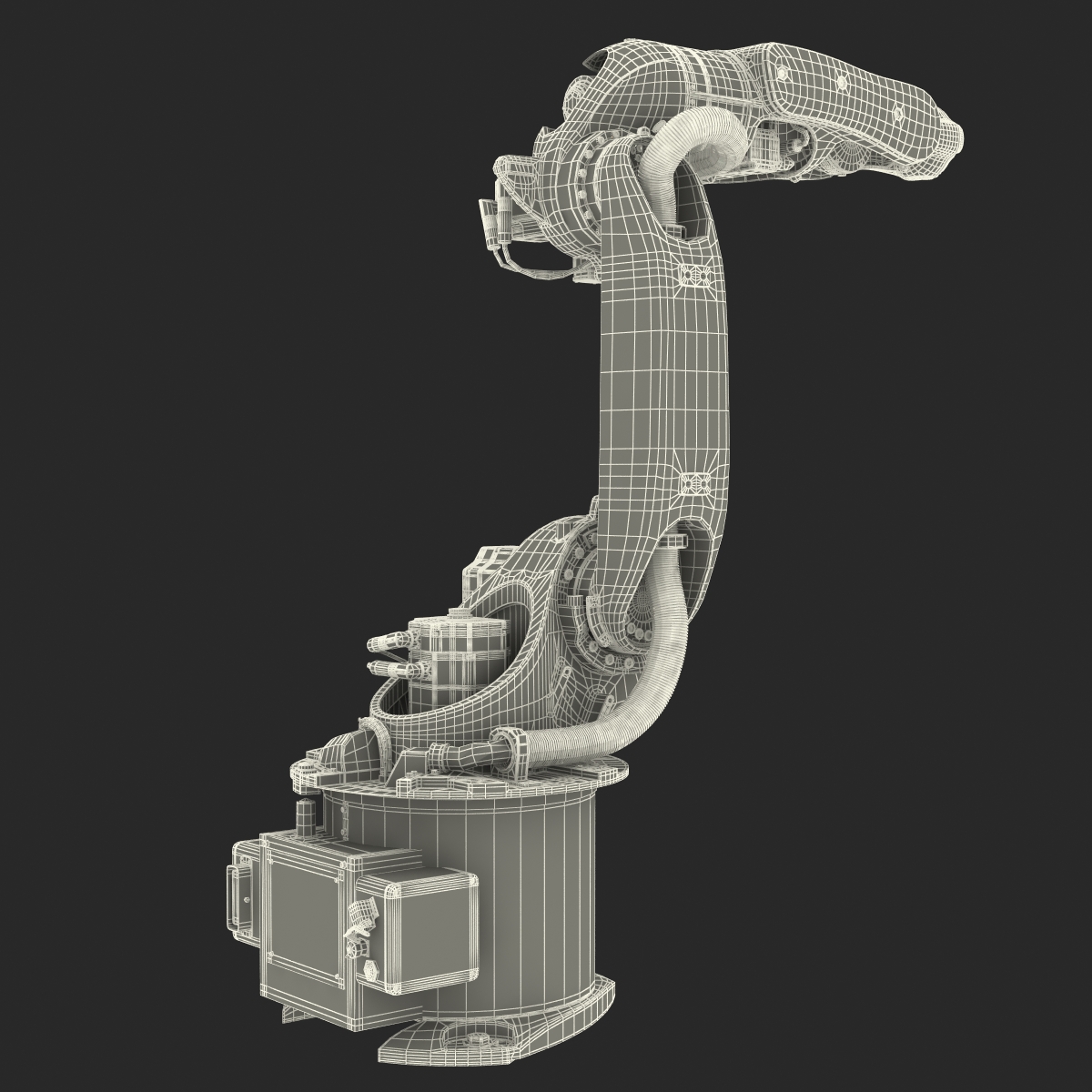 3D Kuka Robot KR 16 arc HW model