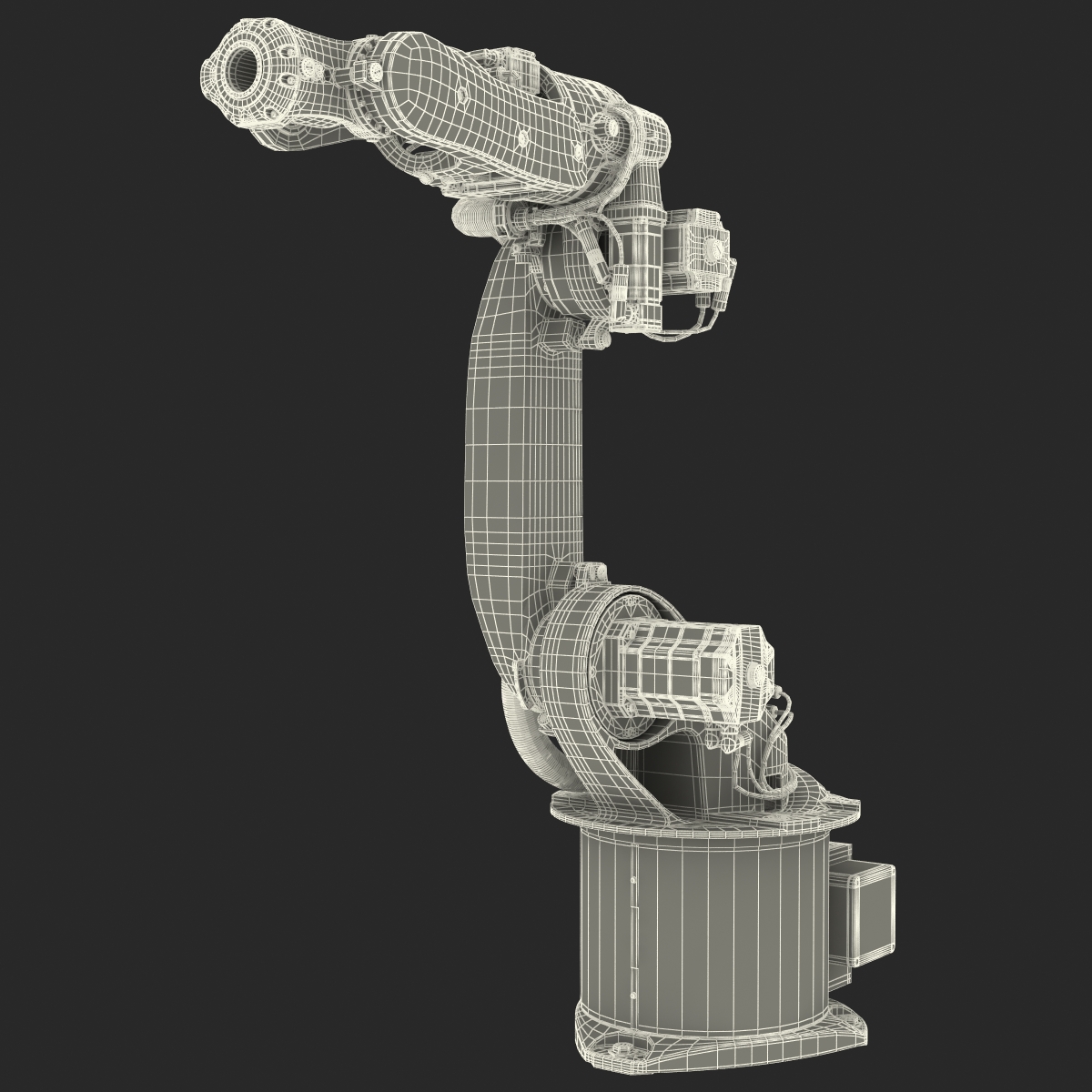 3D model Kuka Robot KR 16 arc HW Rigged