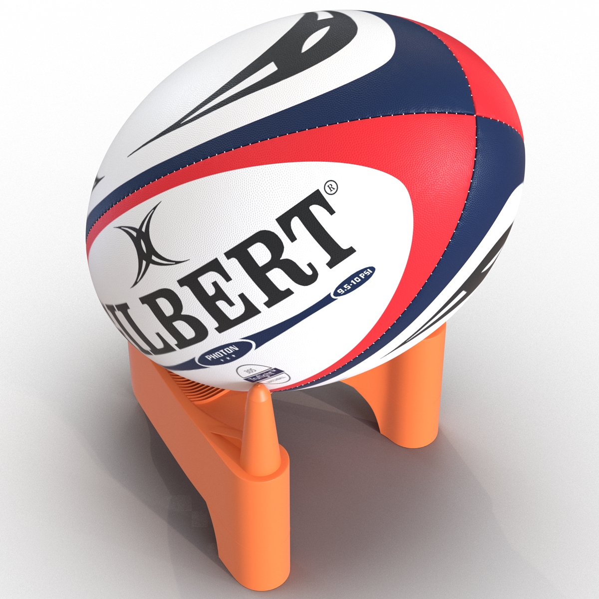 Rugby Ball Set 3D model