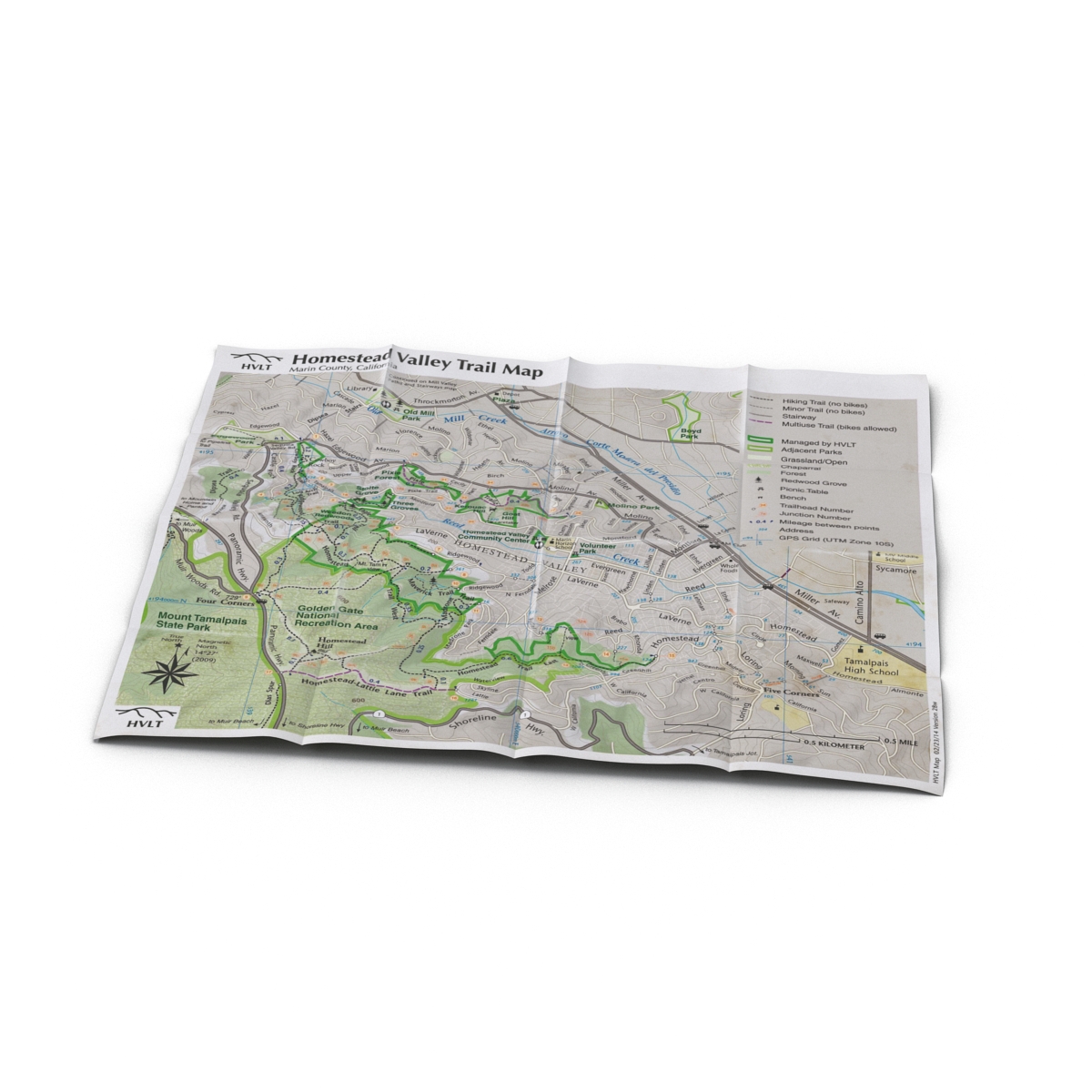 Trail Map 3D model