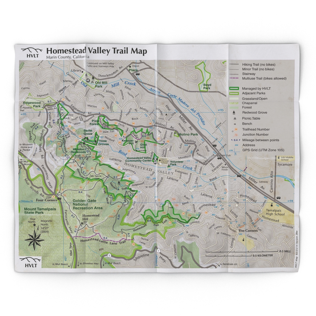 Trail Map 3D model