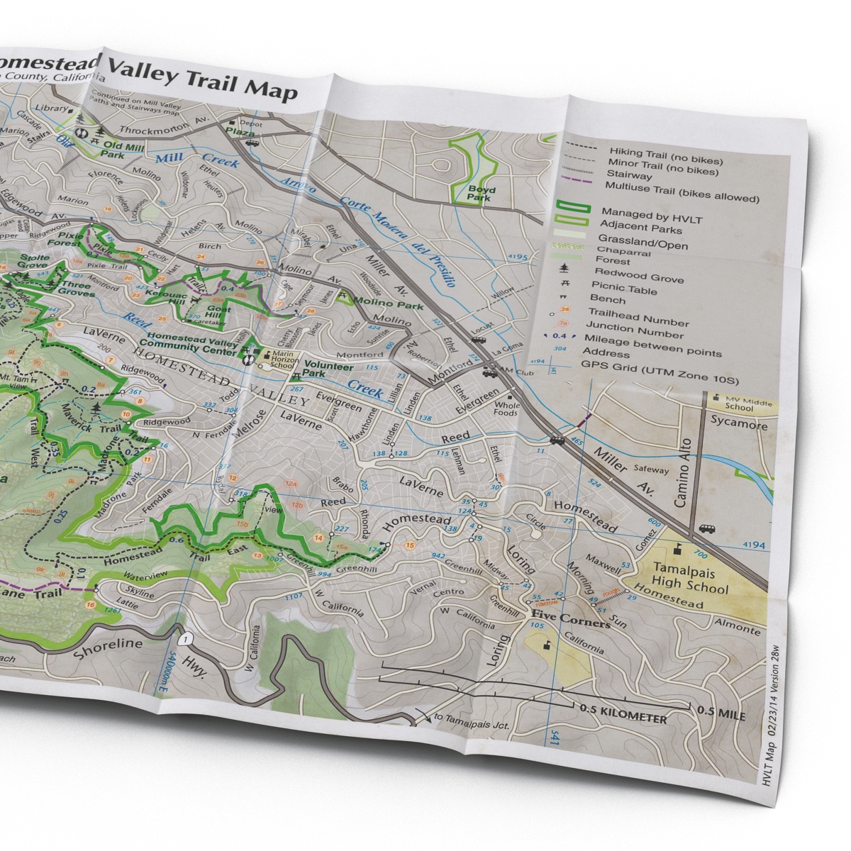 Trail Map 3D model