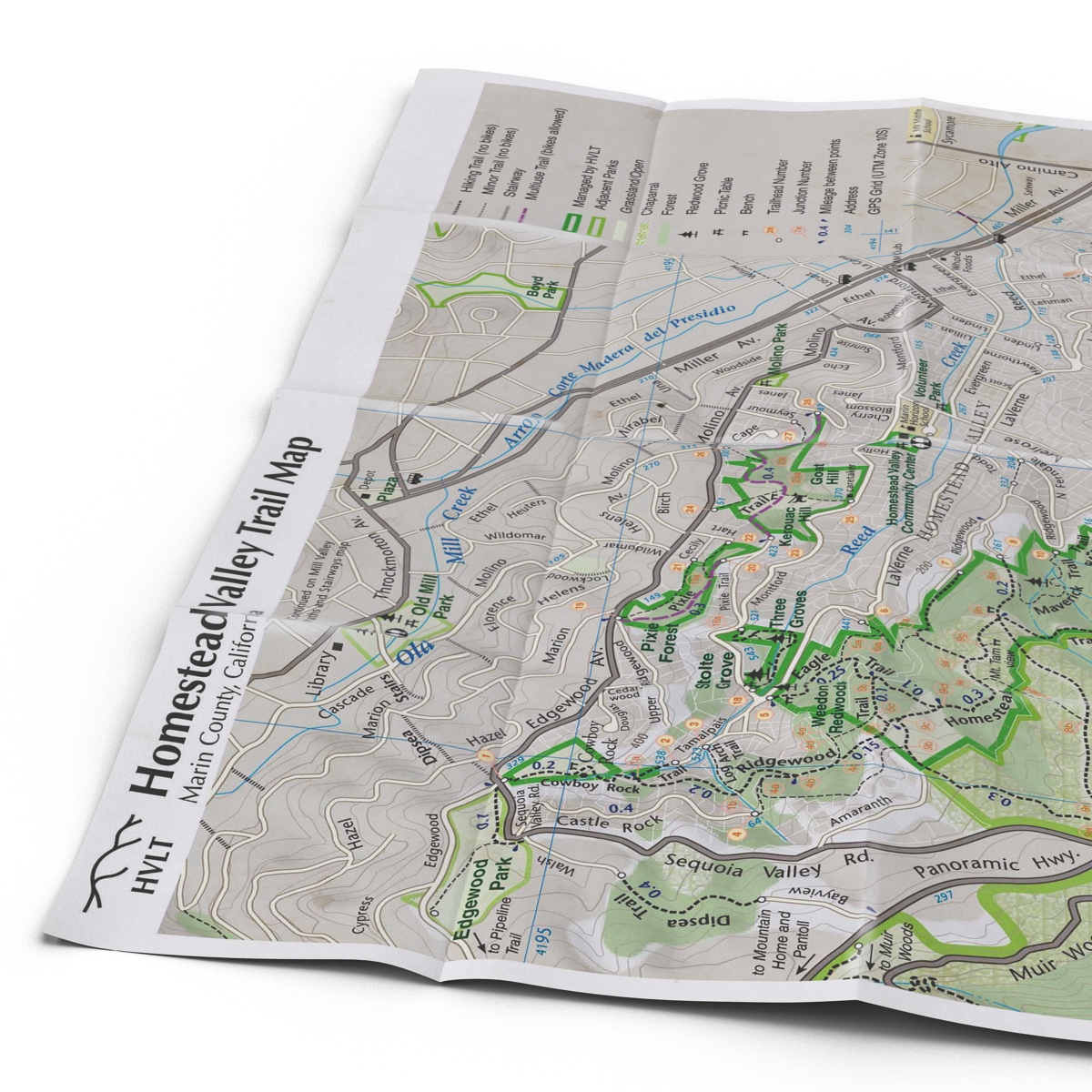 Trail Map 3D model