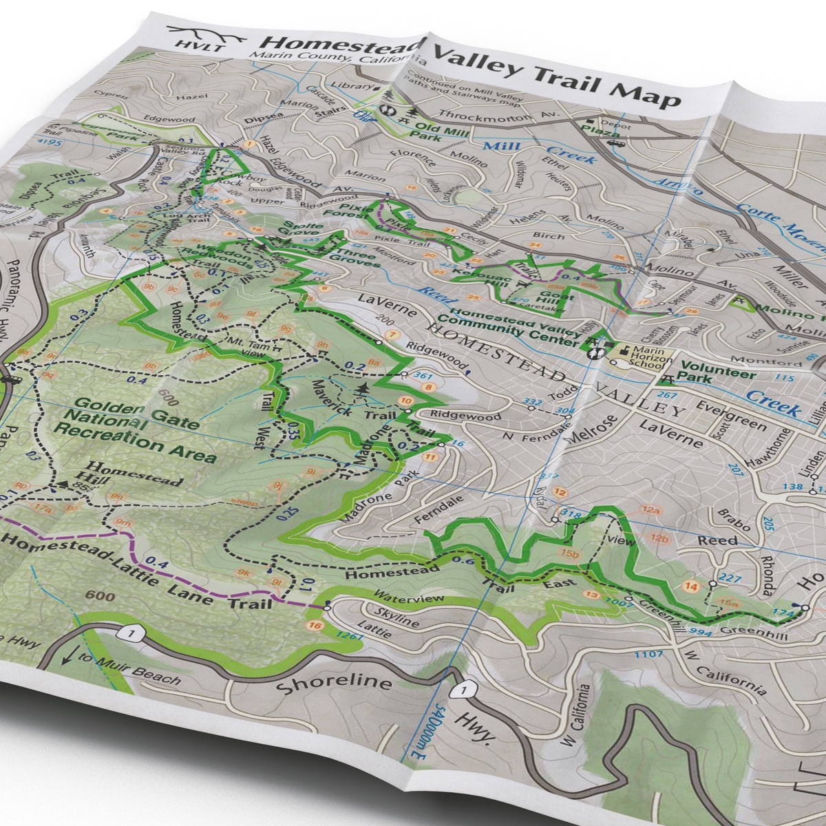 Trail Map 3D model