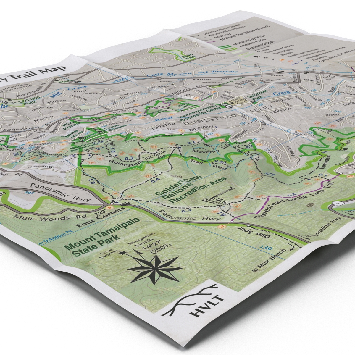 Trail Map 3D model