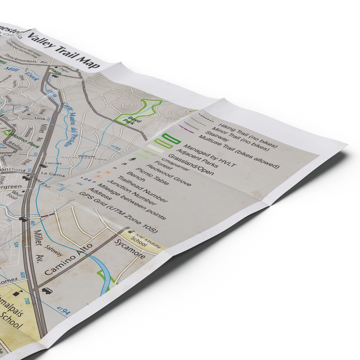 Trail Map 3D model