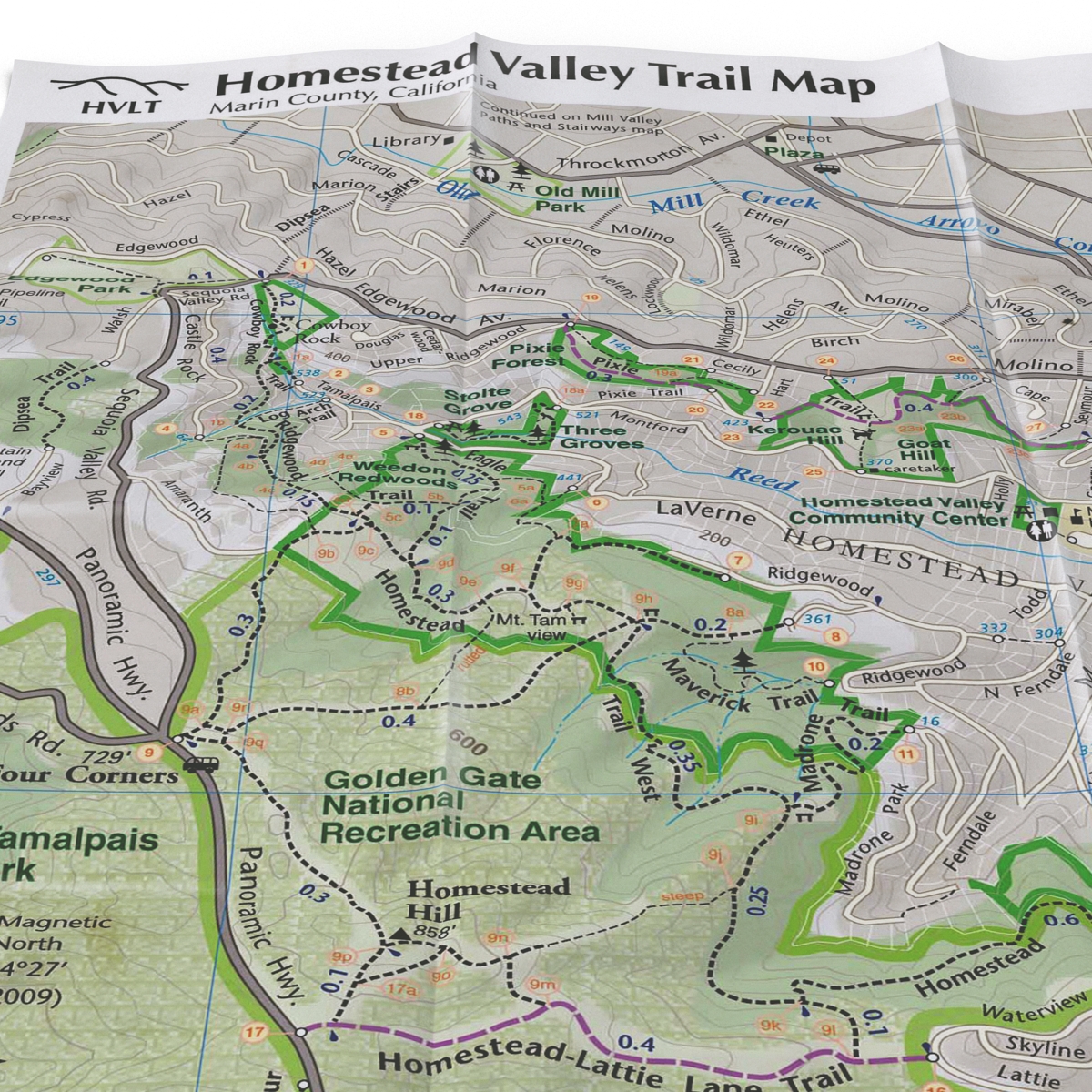 Trail Map 3D model