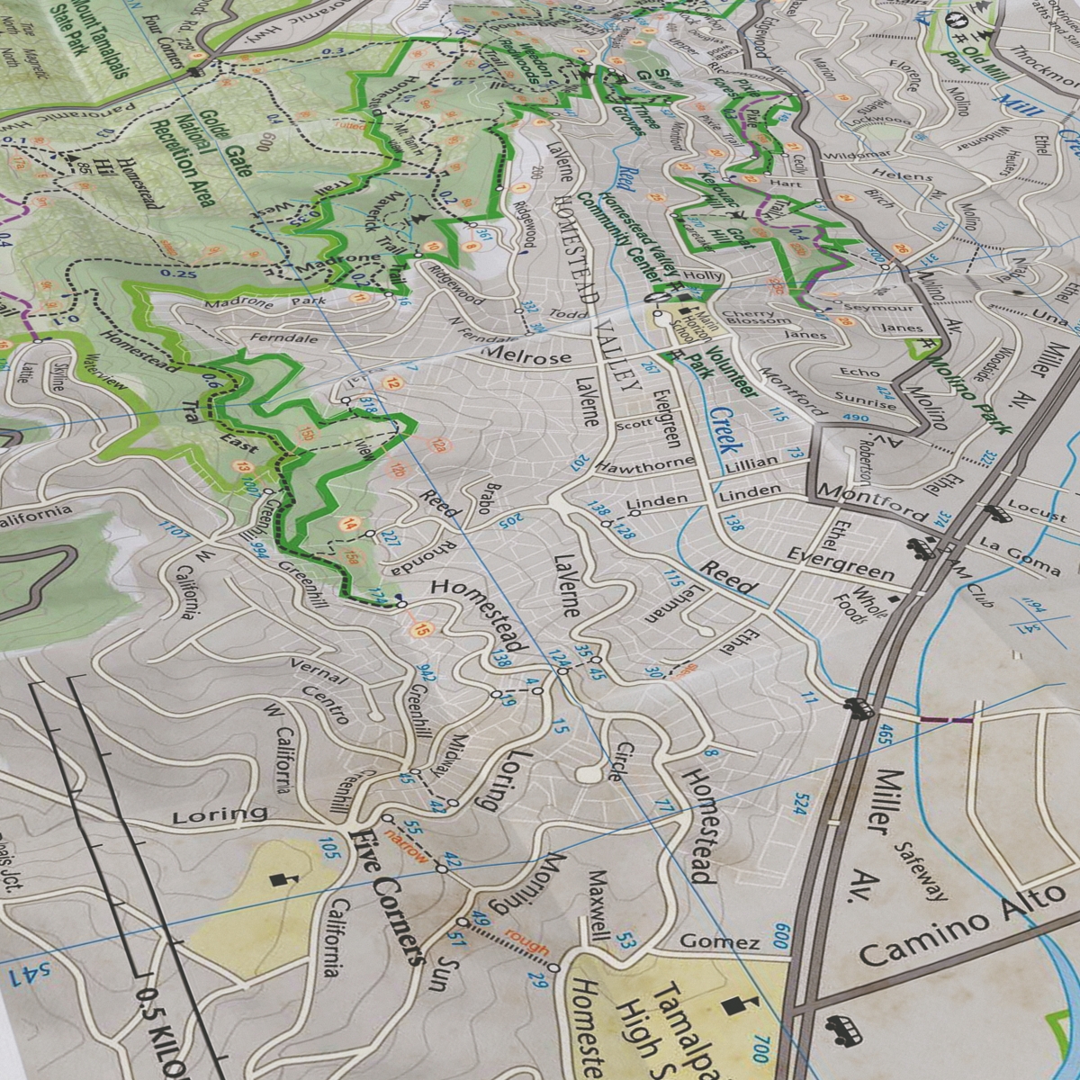 Trail Map 3D model